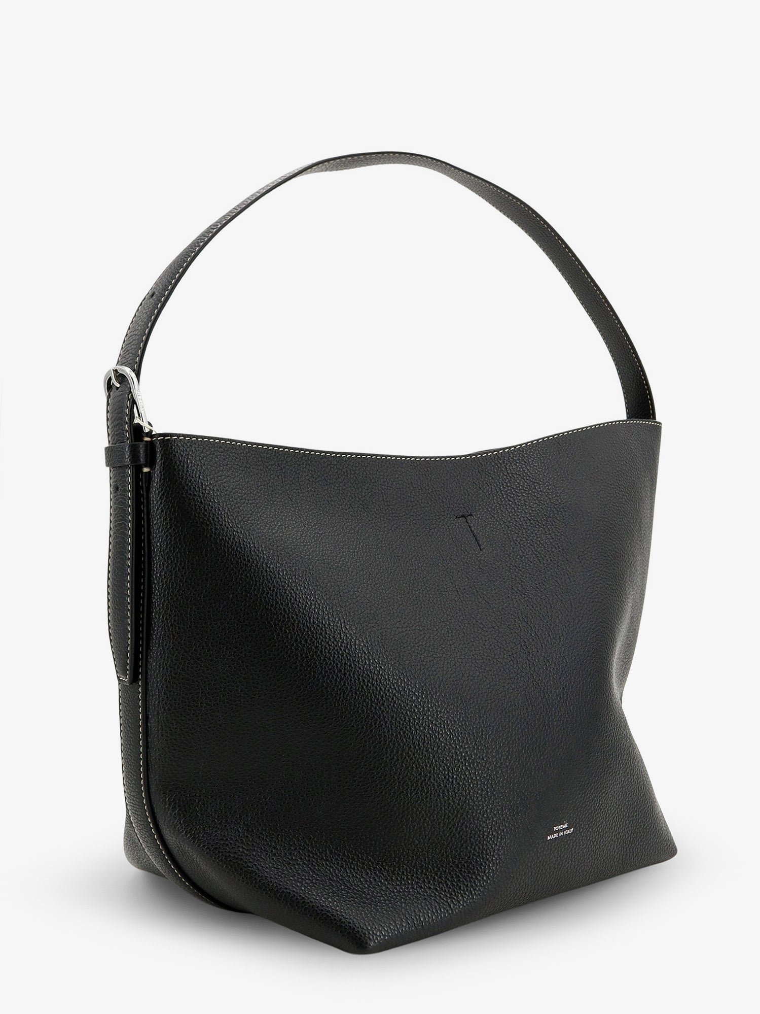 Toteme Women Medium Belted Hammered Leather Shouder Bag TOTEME