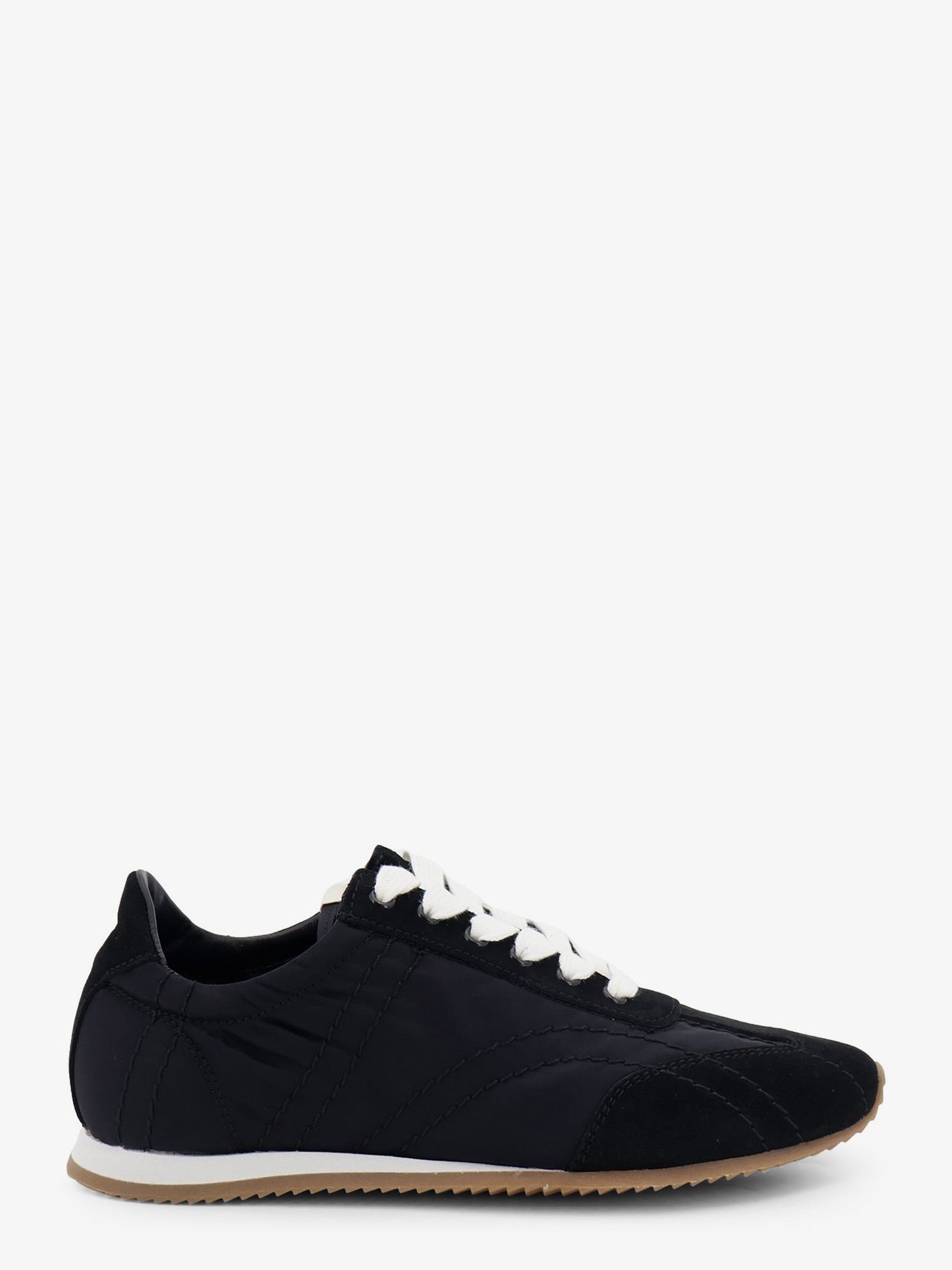 Toteme Women Nylon And Suede Sneakers With All-Over Stitching TOTEME