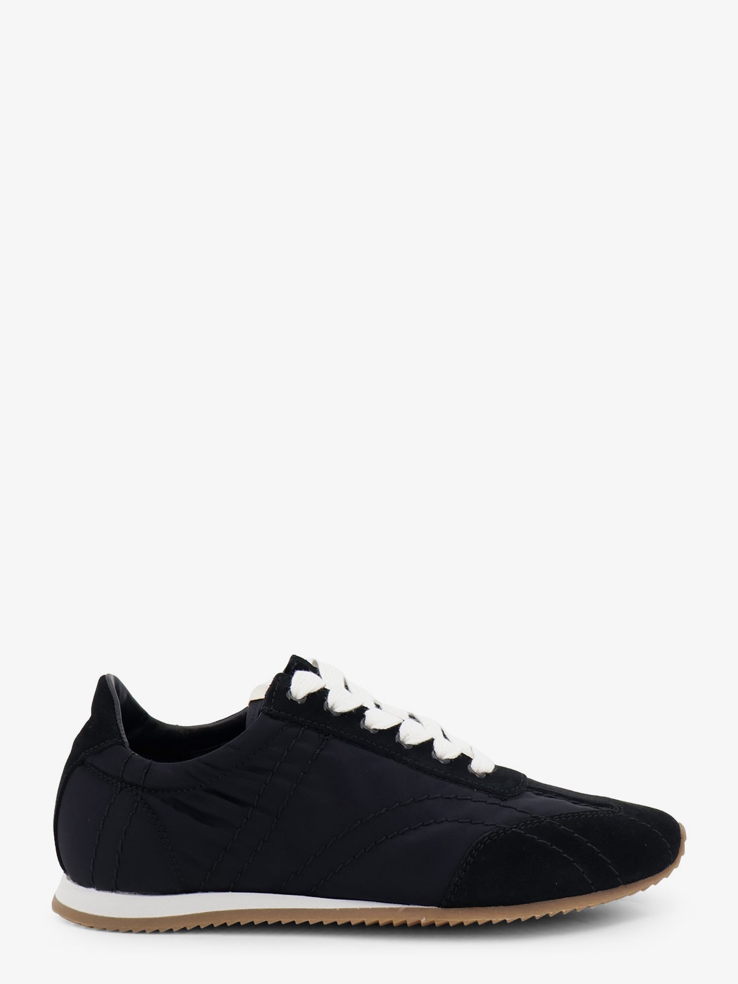 Toteme Women Nylon And Suede Sneakers With All-Over Stitching TOTEME