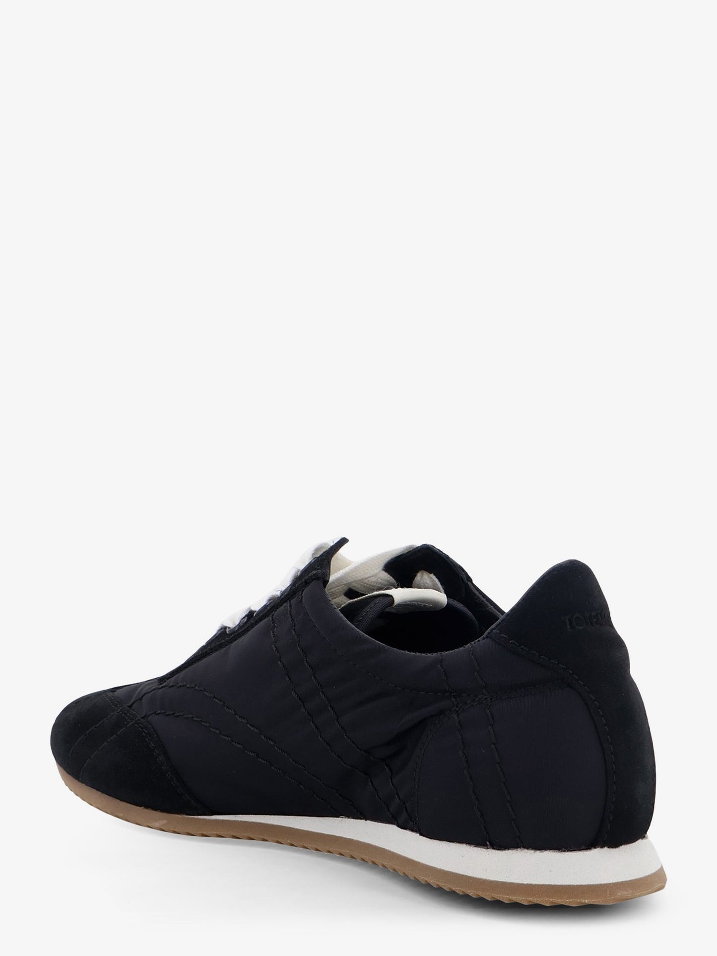Toteme Women Nylon And Suede Sneakers With All-Over Stitching TOTEME