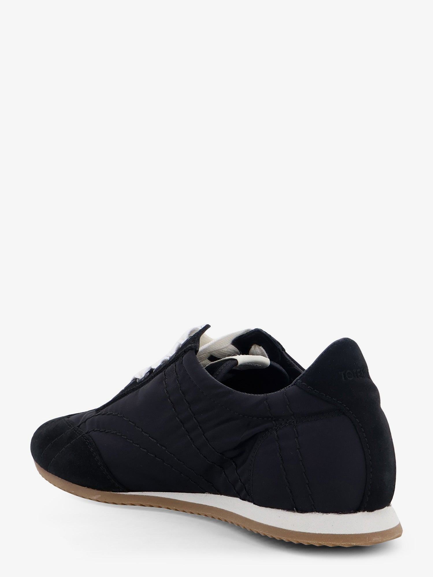 Toteme Women Nylon And Suede Sneakers With All-Over Stitching TOTEME