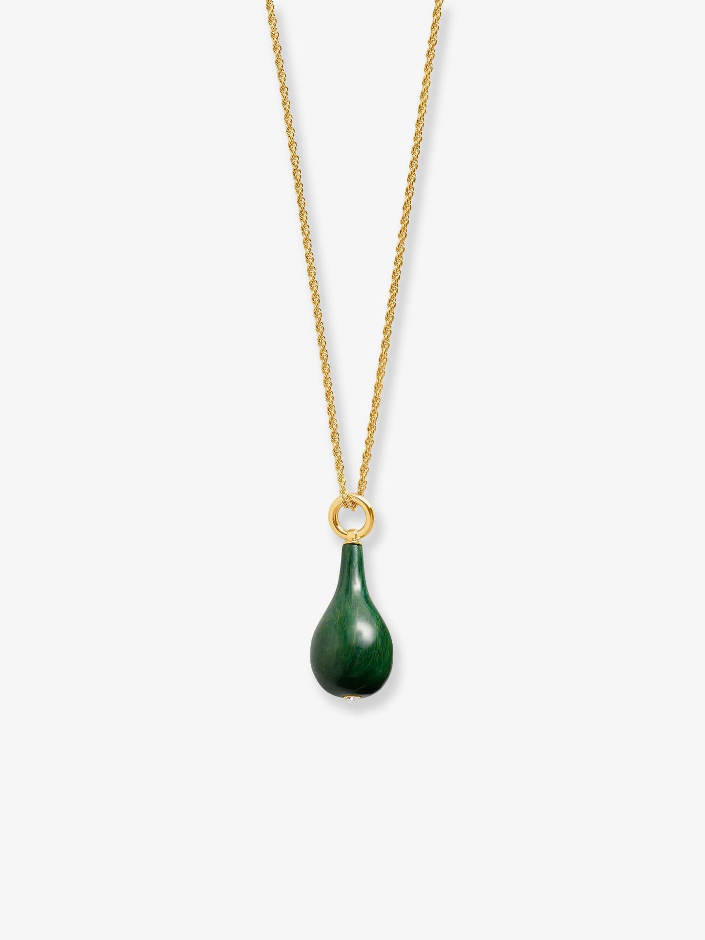 Toteme Women Medium Jade Drop Necklace TOTEME