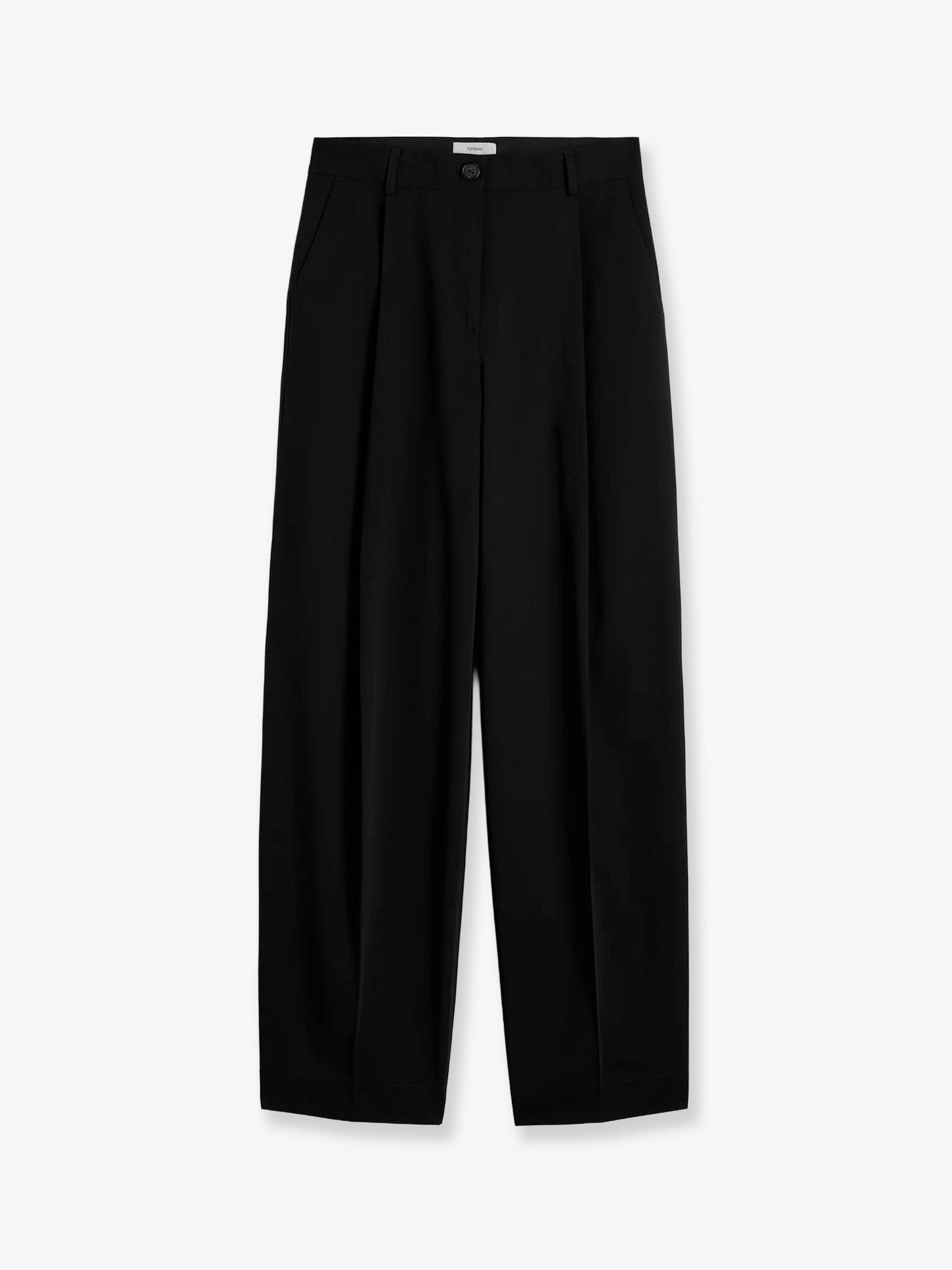 Toteme Women Single Pleat Cotton Trousers TOTEME