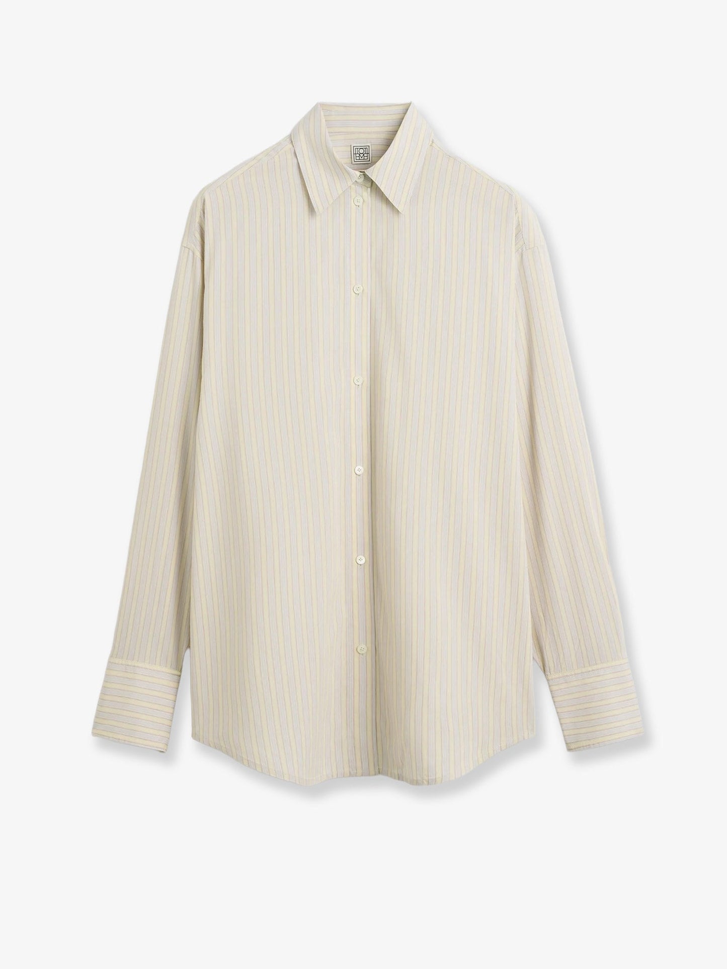 Toteme Women Viscose And Silk Blend Shirt With Striped Pattern TOTEME