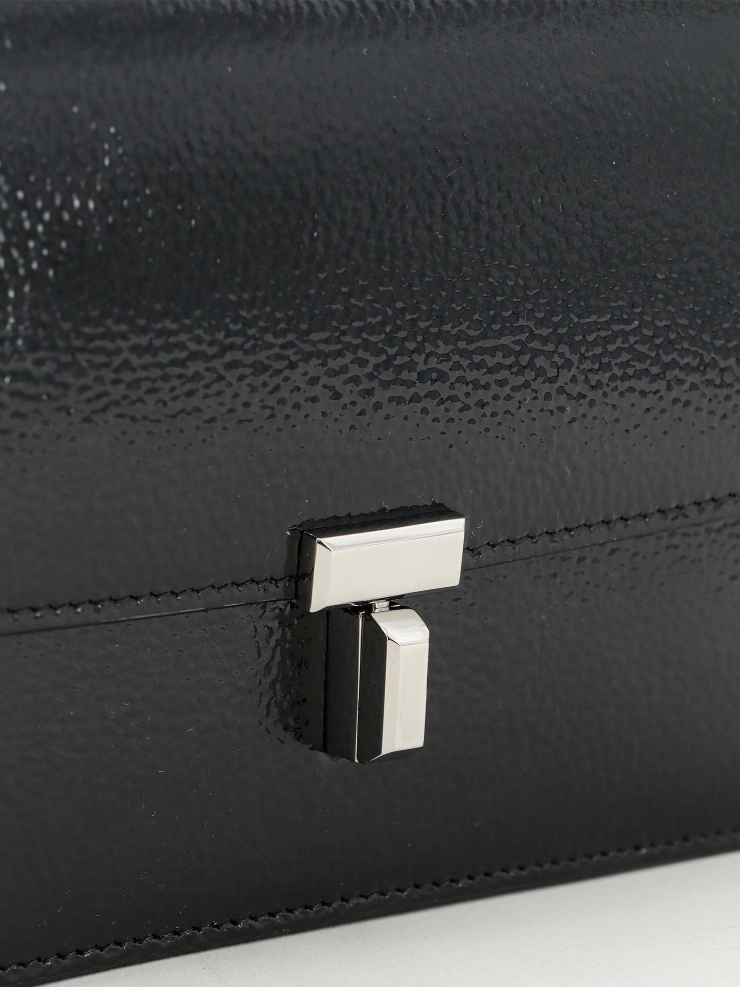 Toteme Women Patent T-Lock Crossbody Bag TOTEME