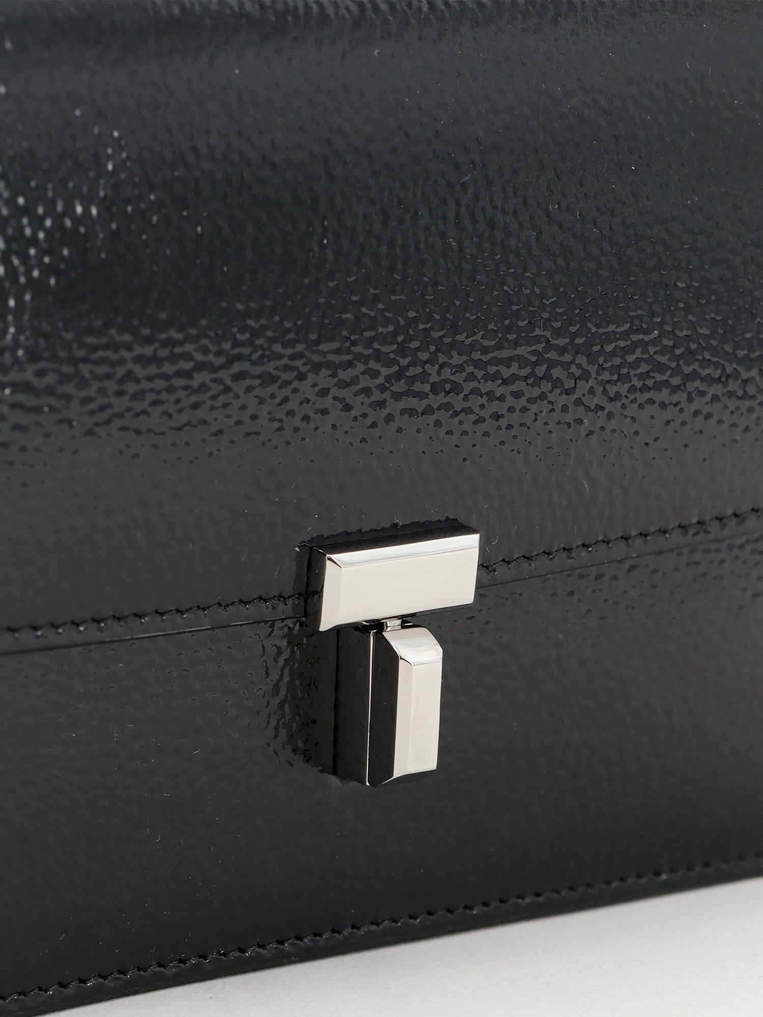 Toteme Women Patent T-Lock Crossbody Bag TOTEME