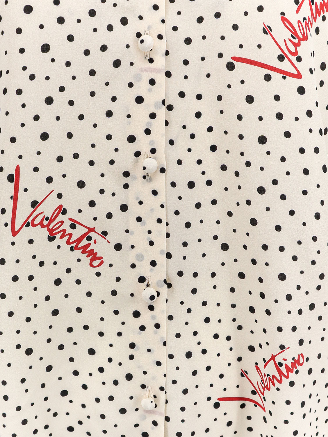 Valentino Women Bollicine Plusdepois Crepe De Chine Shirt VALENTINO