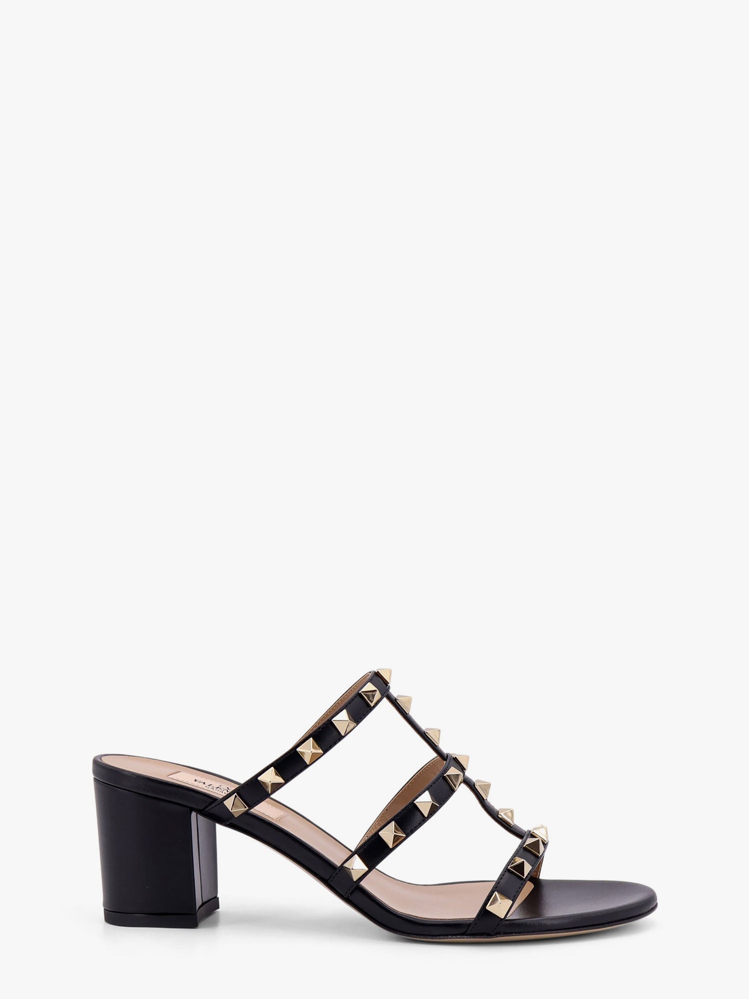 Valentino Garavani Women Rockstuds Leather Sandals With Iconic All-Over Studs VALENTINO GARAVANI