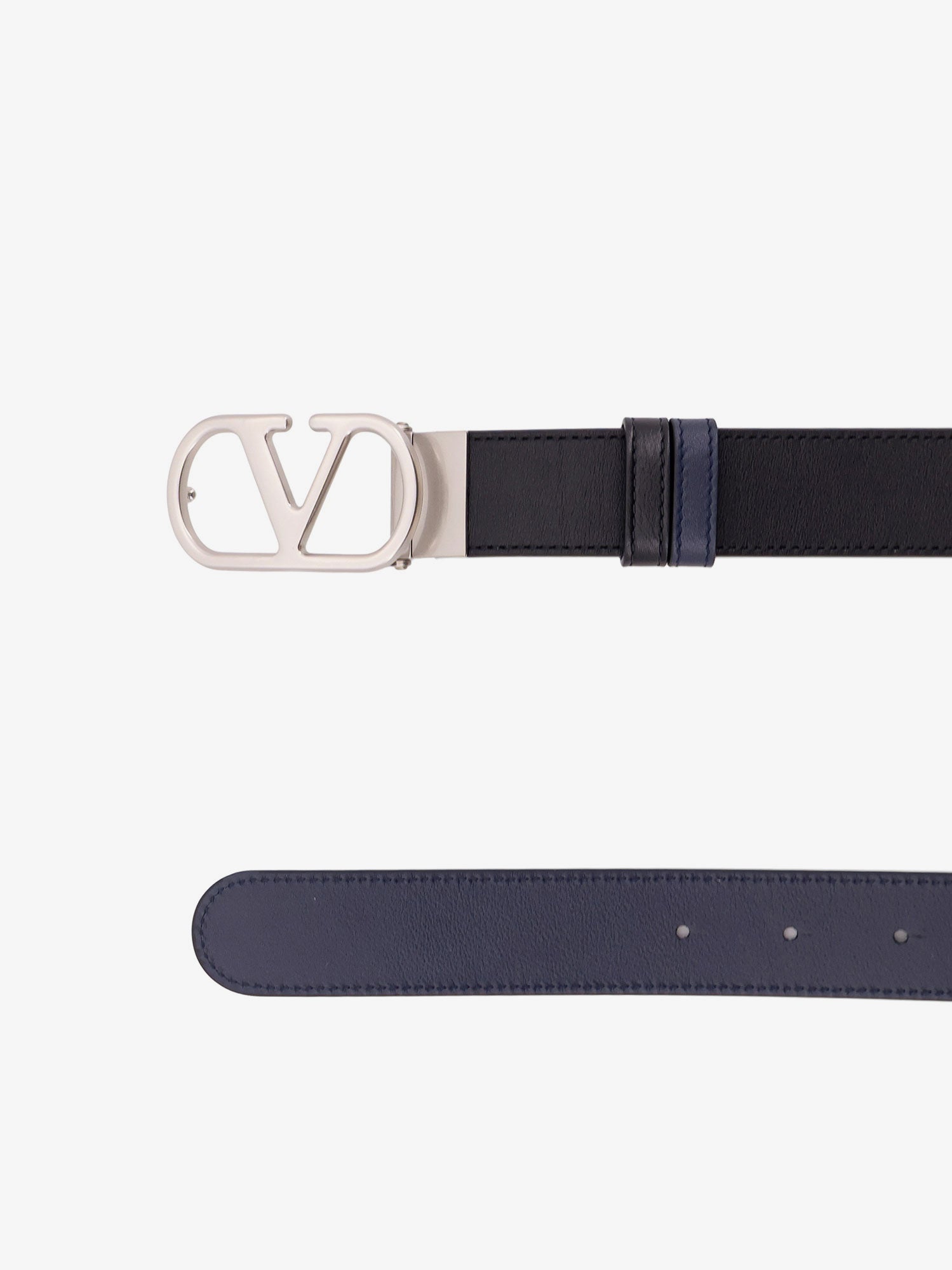 Valentino Garavani Men Vlogo Leather Reversible Belt VALENTINO GARAVANI