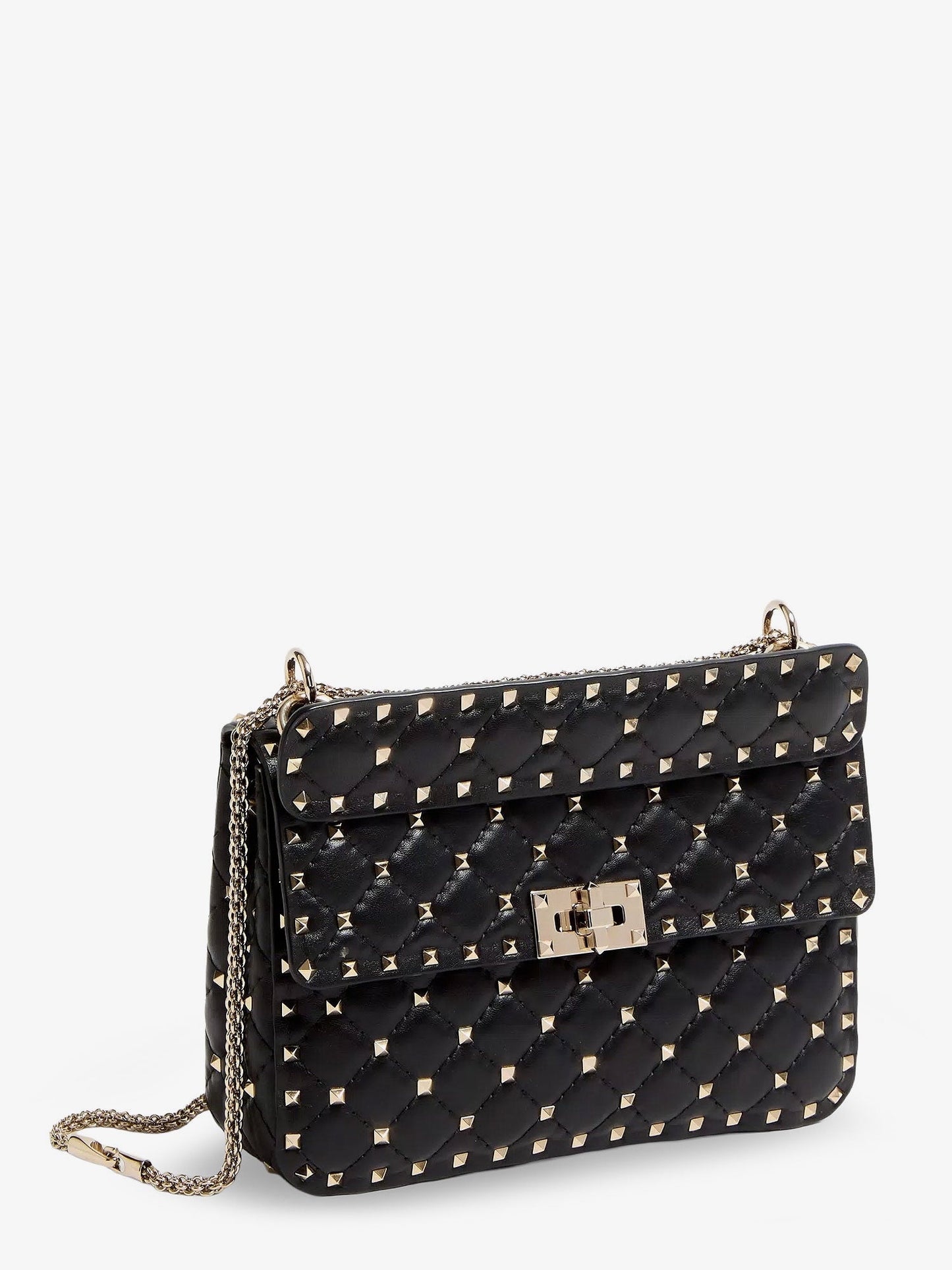 Valentino Garavani Women Rockstud Spike Leather Crossbody Bag With Iconic All-Over Studs VALENTINO GARAVANI
