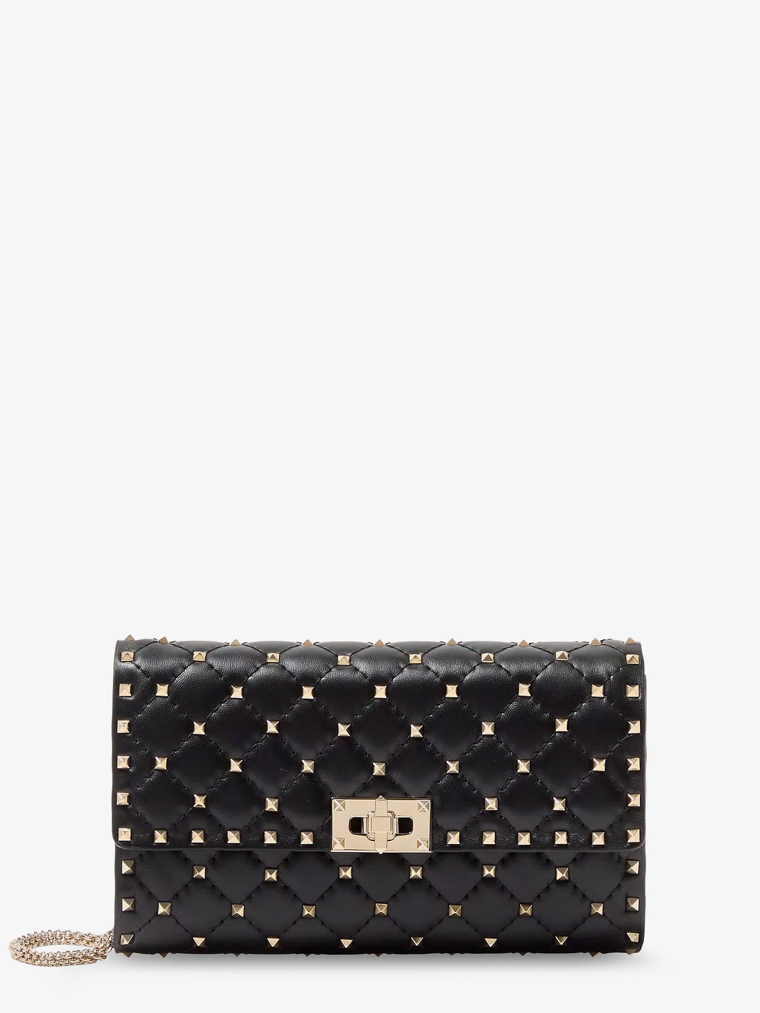 Valentino Garavani Women Rockstud Spike Leather Crossbody Bag With Iconic All-Over Studs VALENTINO GARAVANI