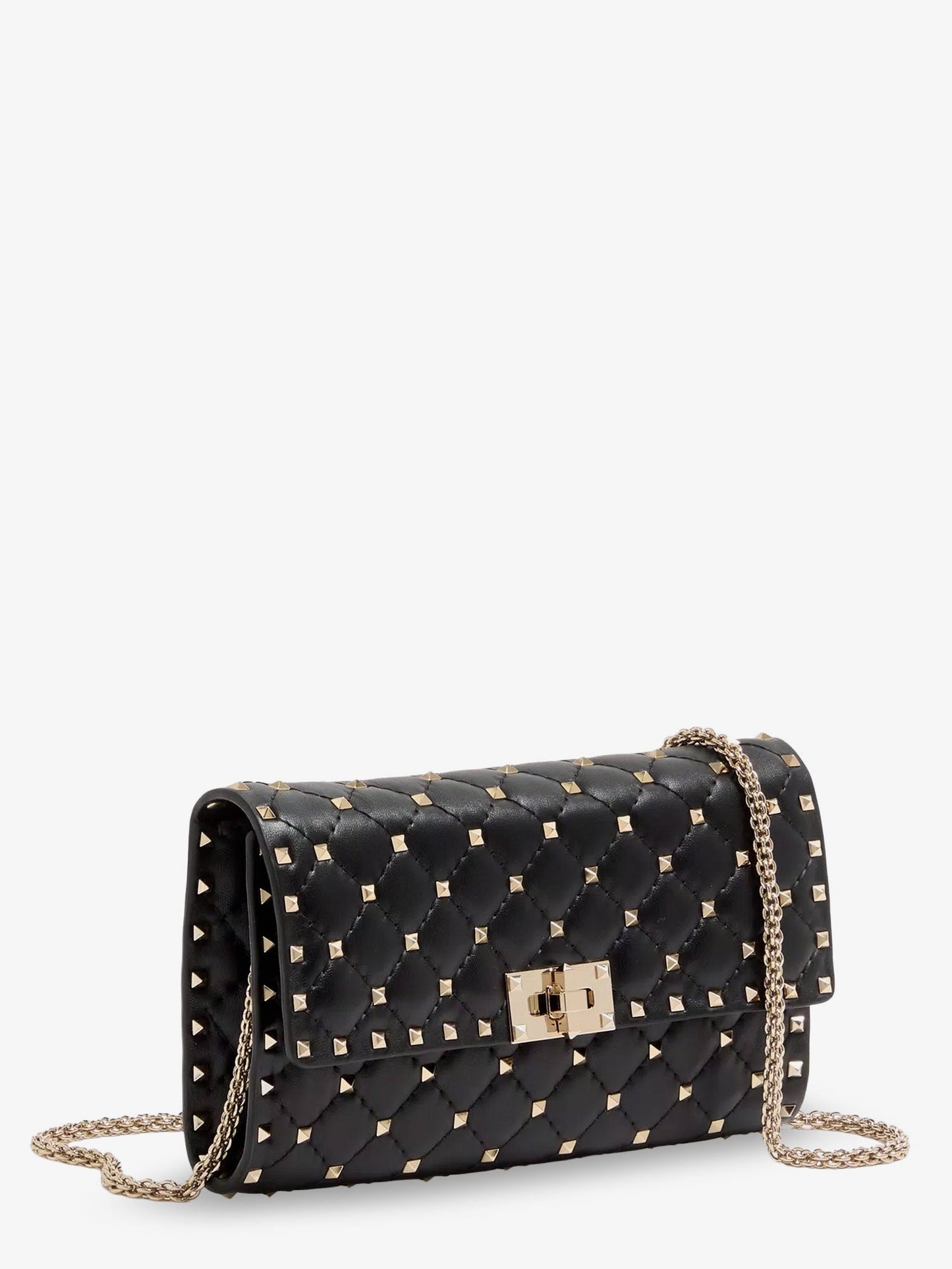 Valentino Garavani Women Rockstud Spike Leather Crossbody Bag With Iconic All-Over Studs VALENTINO GARAVANI
