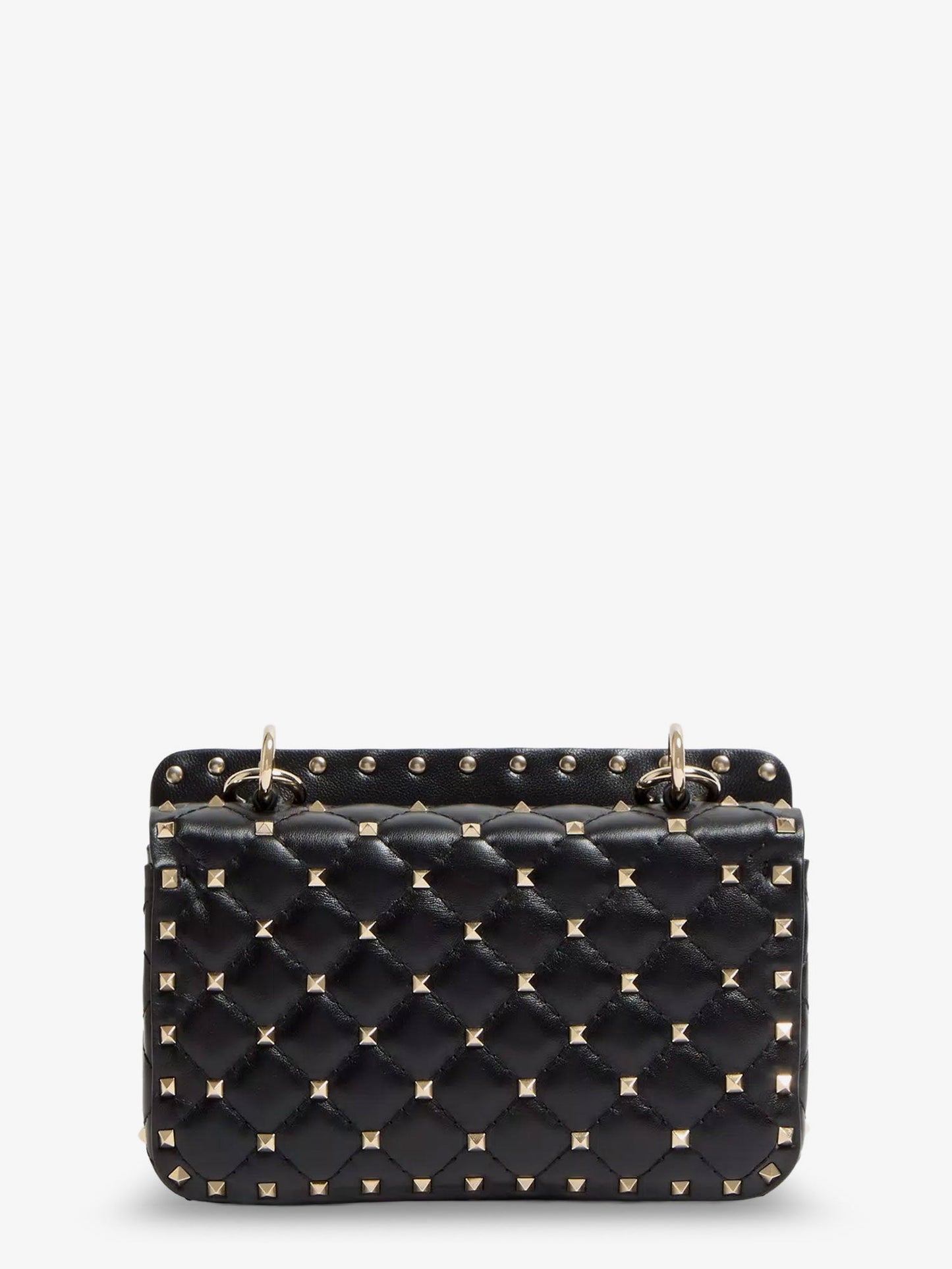 Valentino Garavani Women Rockstud Spike Leather Shoulder Bag With Iconic All-Over Studs VALENTINO GARAVANI