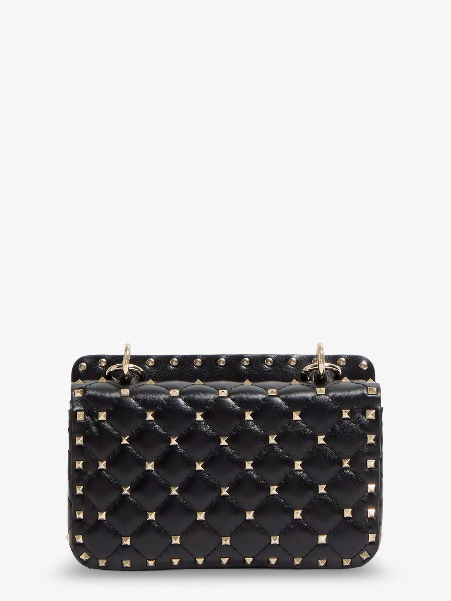 Valentino Garavani Women Rockstud Spike Leather Shoulder Bag With Iconic All-Over Studs VALENTINO GARAVANI