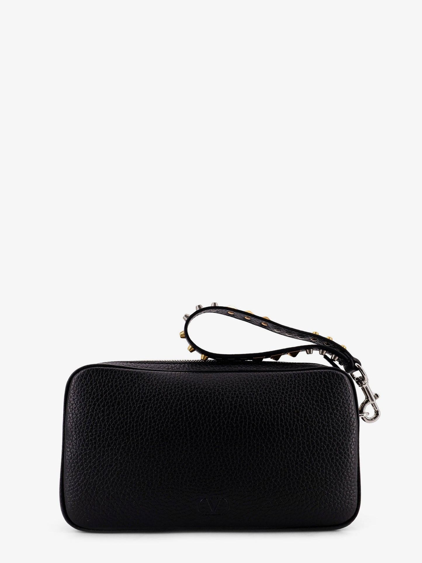 Valentino Garavani Men Valentino Garavani Leather Clutch VALENTINO GARAVANI