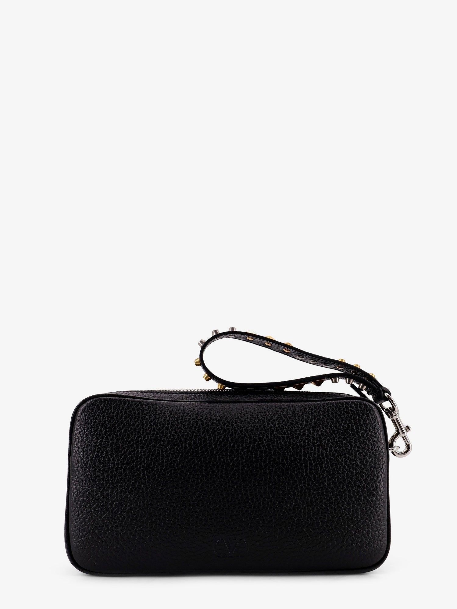 Valentino Garavani Men Valentino Garavani Leather Clutch VALENTINO GARAVANI