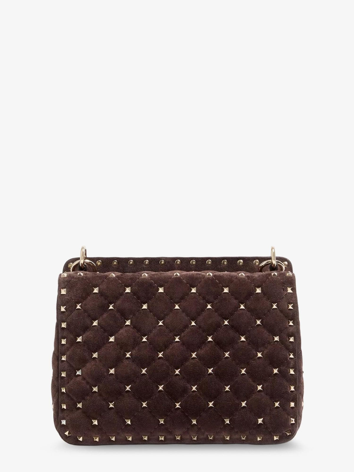 Valentino Garavani Women Rockstud Spike Suede Crossbody Bag With Iconic All-Over Studs VALENTINO GARAVANI