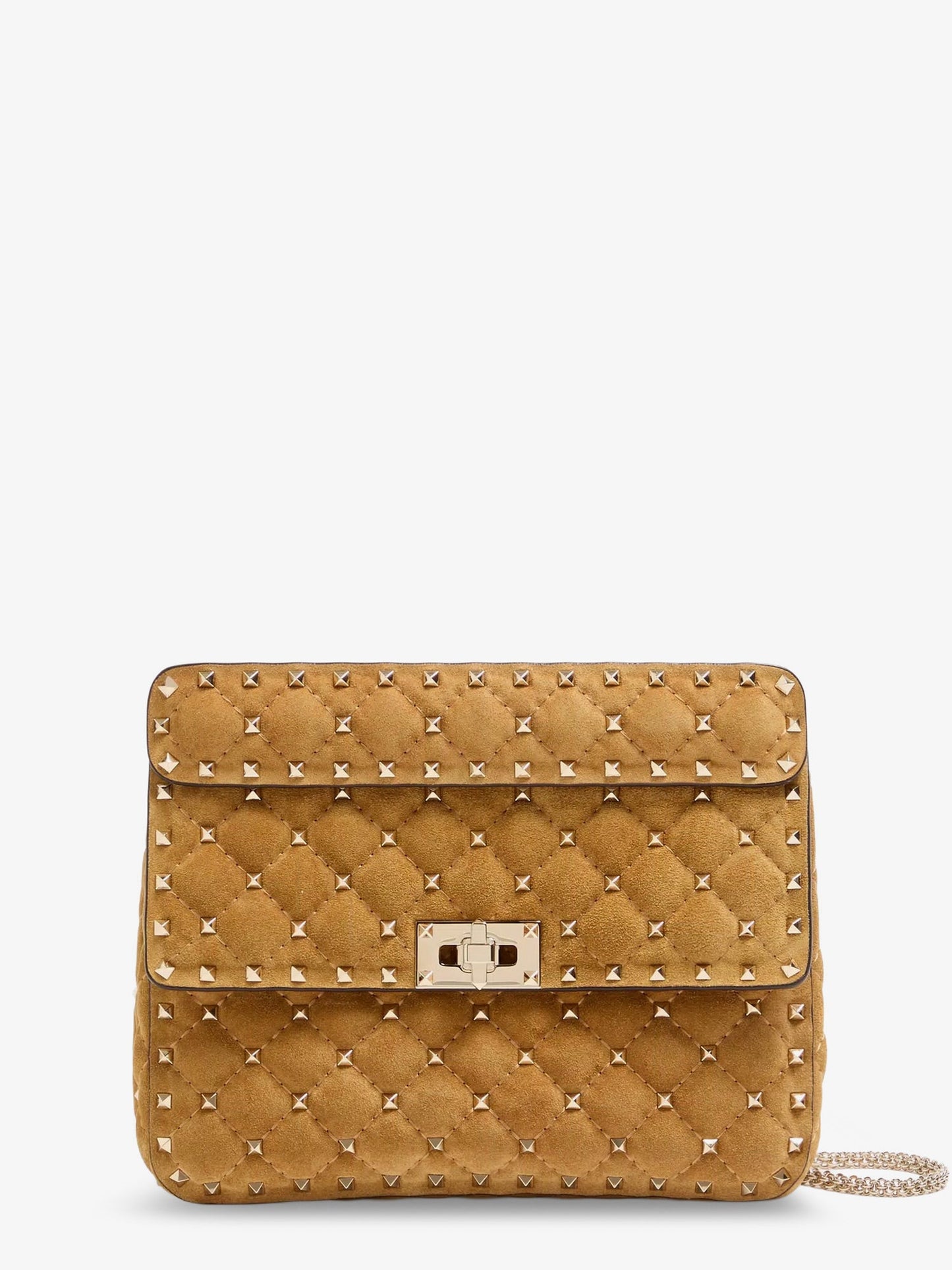 Valentino Garavani Women Rockstud Spike Suede Crossbody Bag With Iconic All-Over Studs VALENTINO GARAVANI