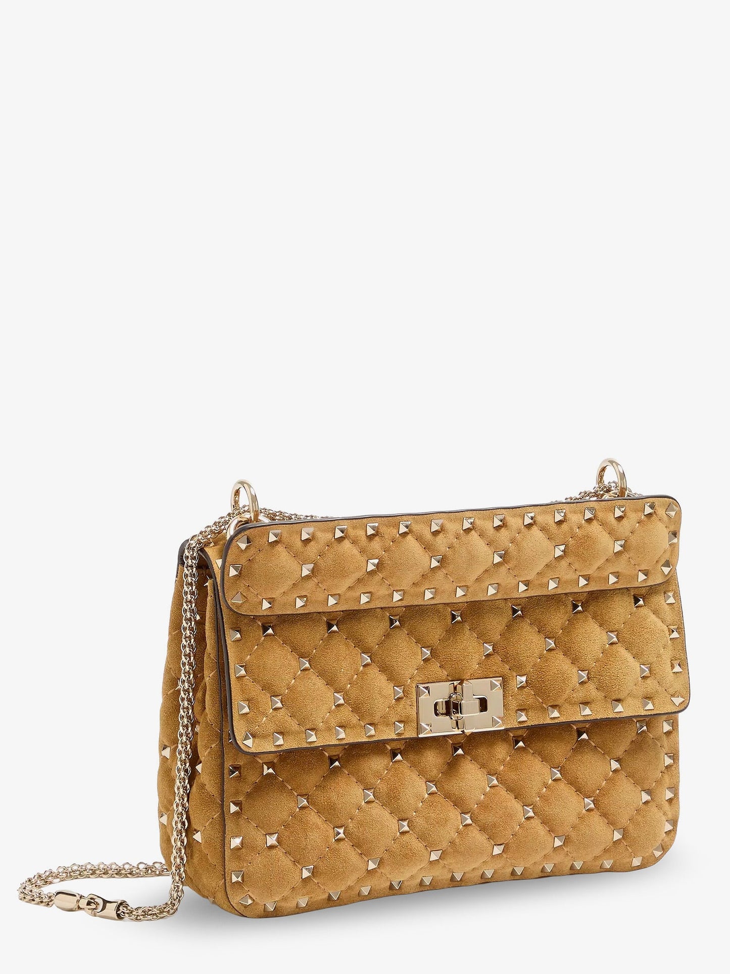 Valentino Garavani Women Rockstud Spike Suede Crossbody Bag With Iconic All-Over Studs VALENTINO GARAVANI