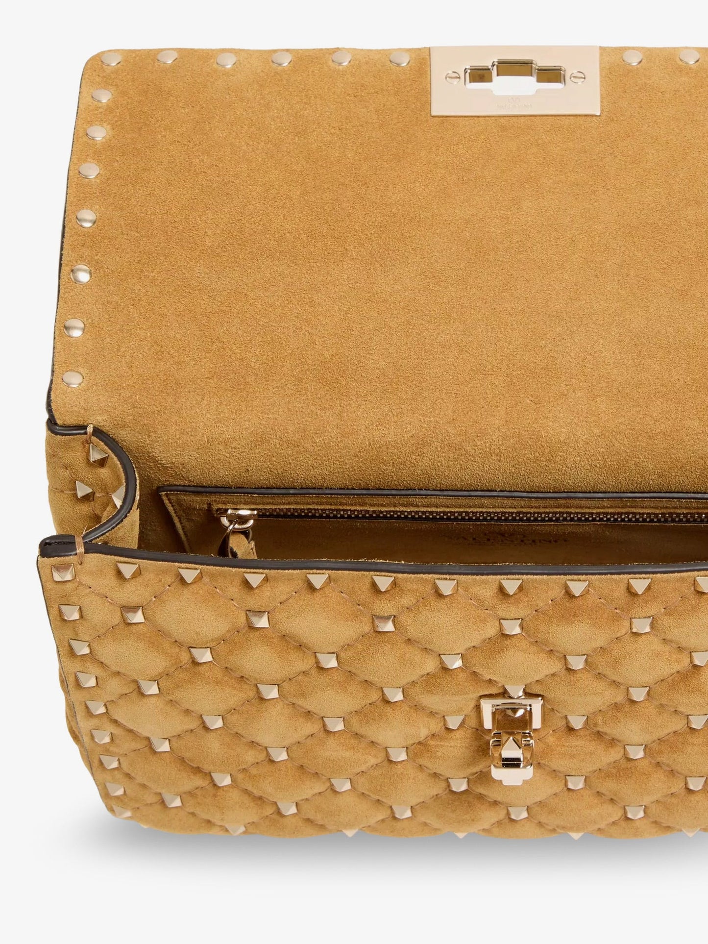 Valentino Garavani Women Rockstud Spike Suede Crossbody Bag With Iconic All-Over Studs VALENTINO GARAVANI