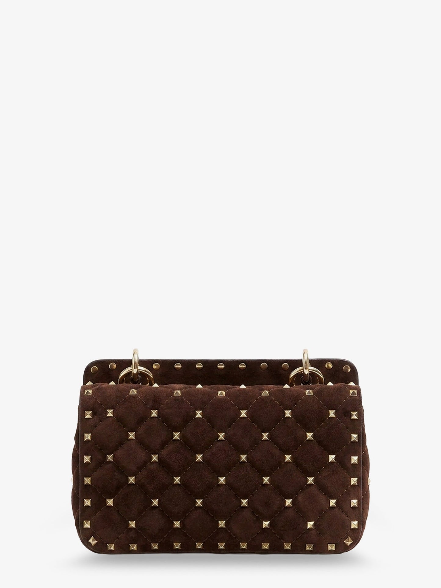 Valentino Garavani Women Rockstud Spike Suede Crossbody Bag With All-Over Studs VALENTINO GARAVANI