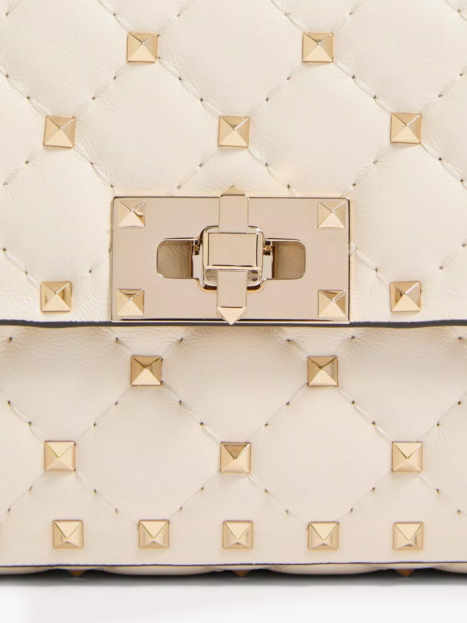 Valentino Garavani Women Rockstud Spike Leather Shoulder Bag With Iconic All-Over Studs VALENTINO GARAVANI