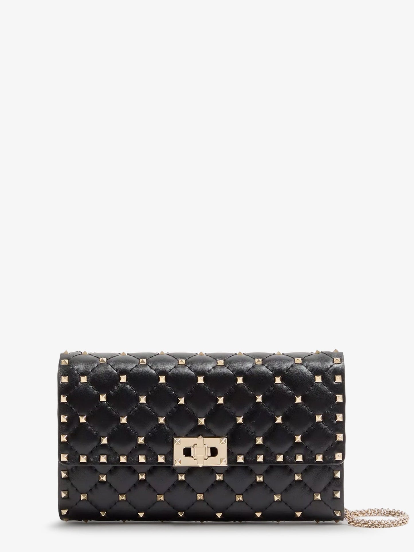 Valentino Garavani Women Rockstud Spike Leather Shoulder Bag With Iconic All-Over Studs VALENTINO GARAVANI