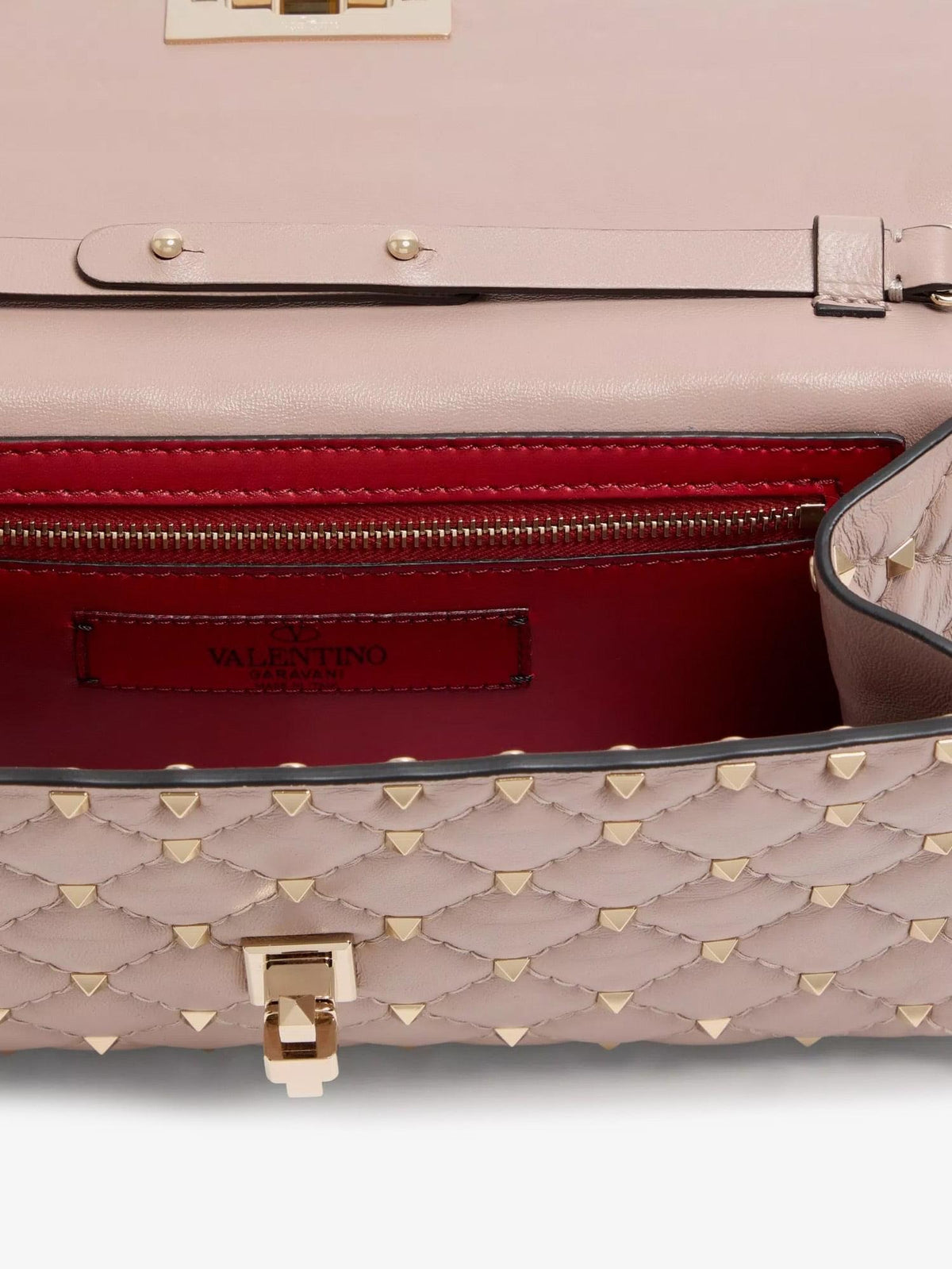 Valentino Garavani Women Rockstud Spike Leather Crossbody With Iconic All-Over Studs VALENTINO GARAVANI
