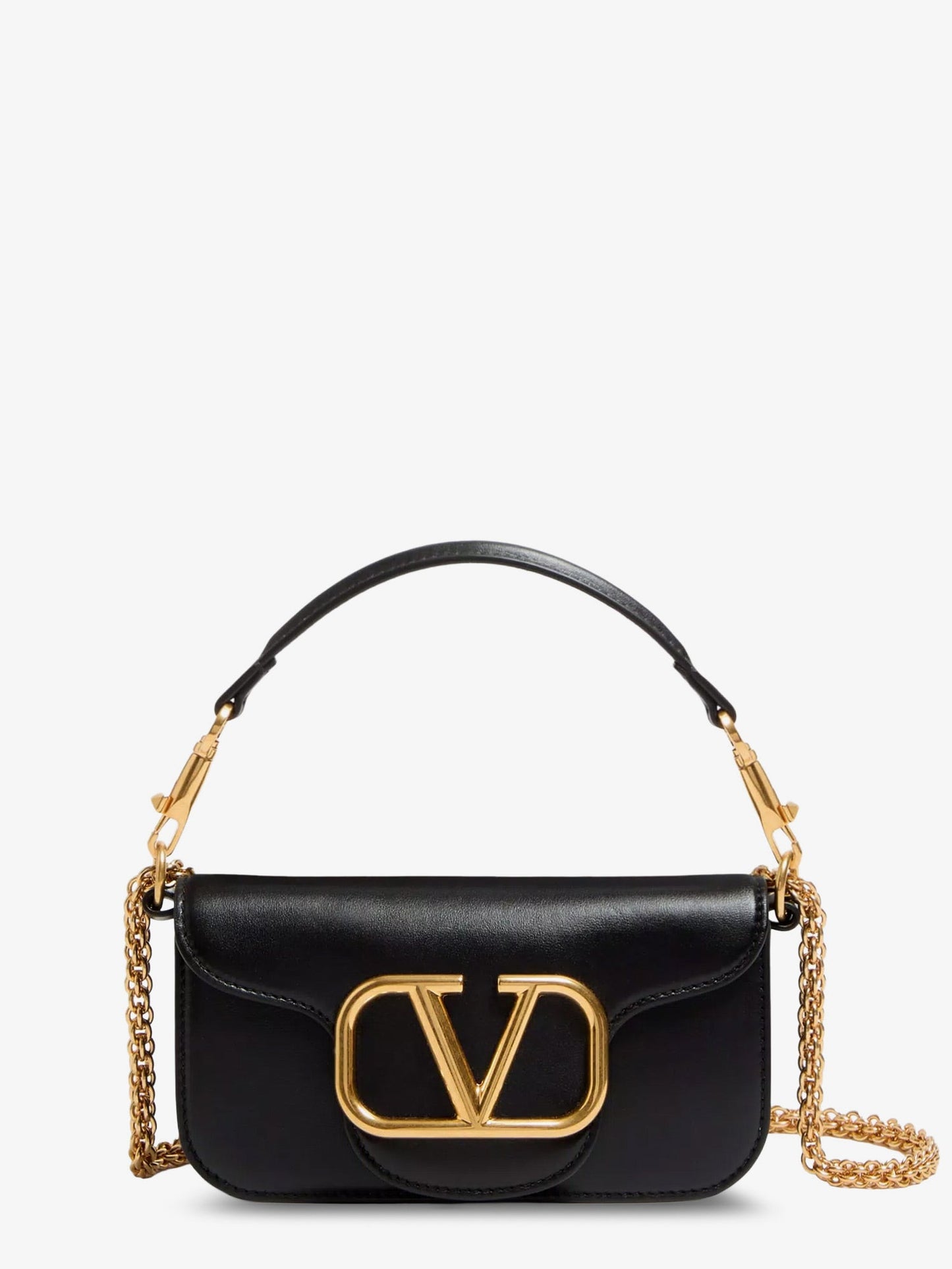 Valentino Garavani Women Locã² Leather Shoulder Bag VALENTINO GARAVANI