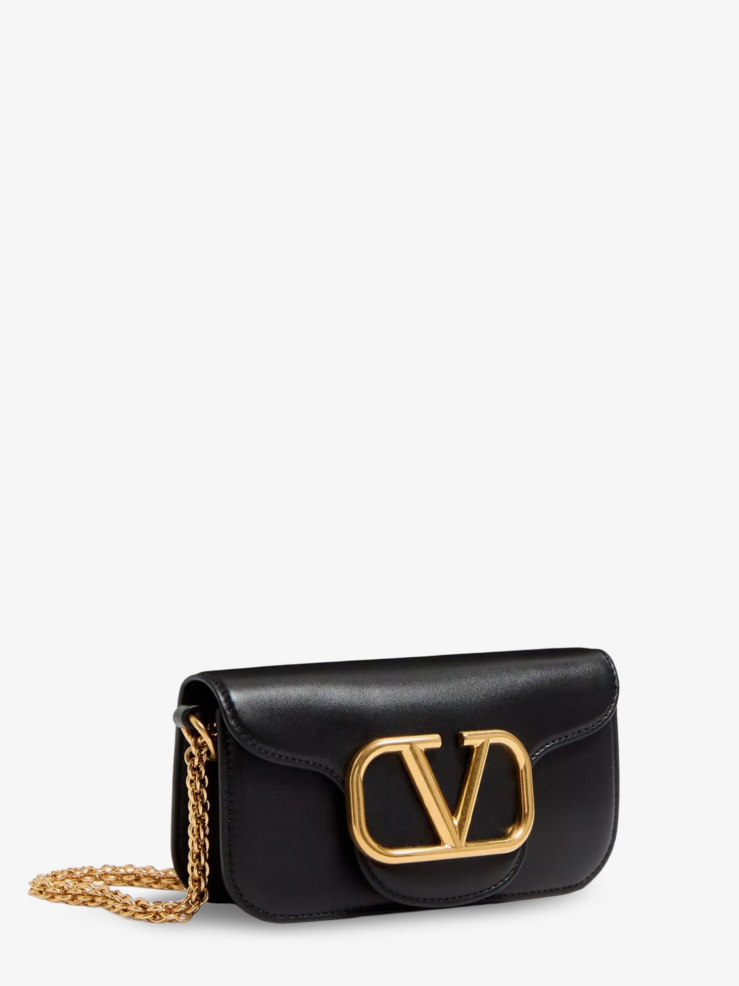 Valentino Garavani Women Locã² Leather Shoulder Bag VALENTINO GARAVANI