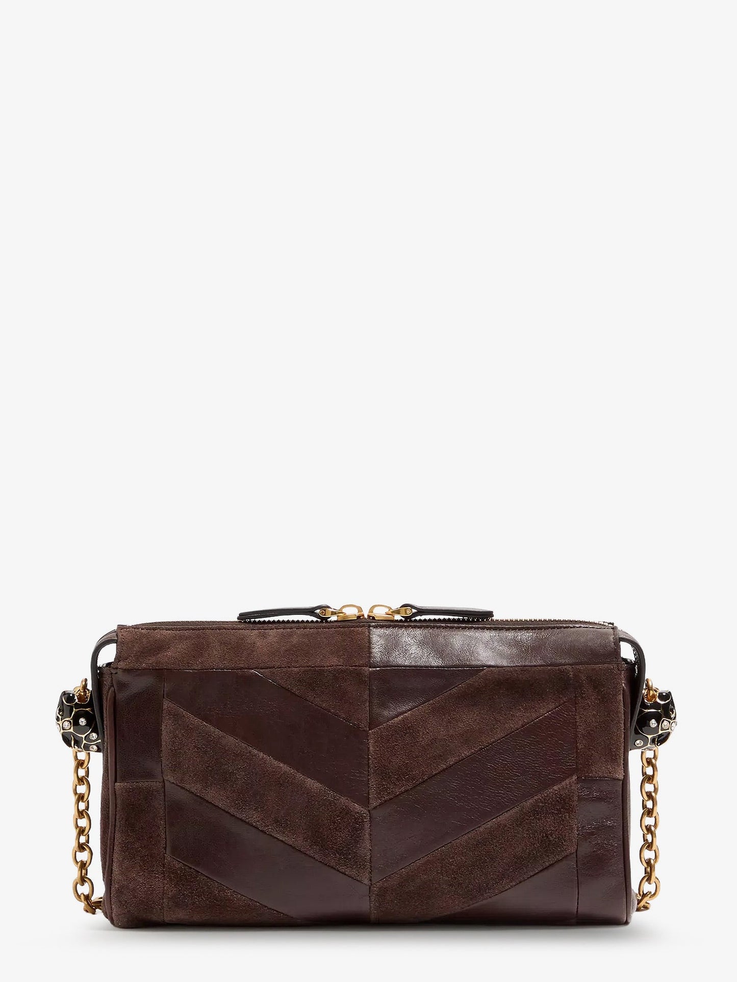Valentino Garavani Women Panthea Suede And Leather Crossbody Bag VALENTINO GARAVANI