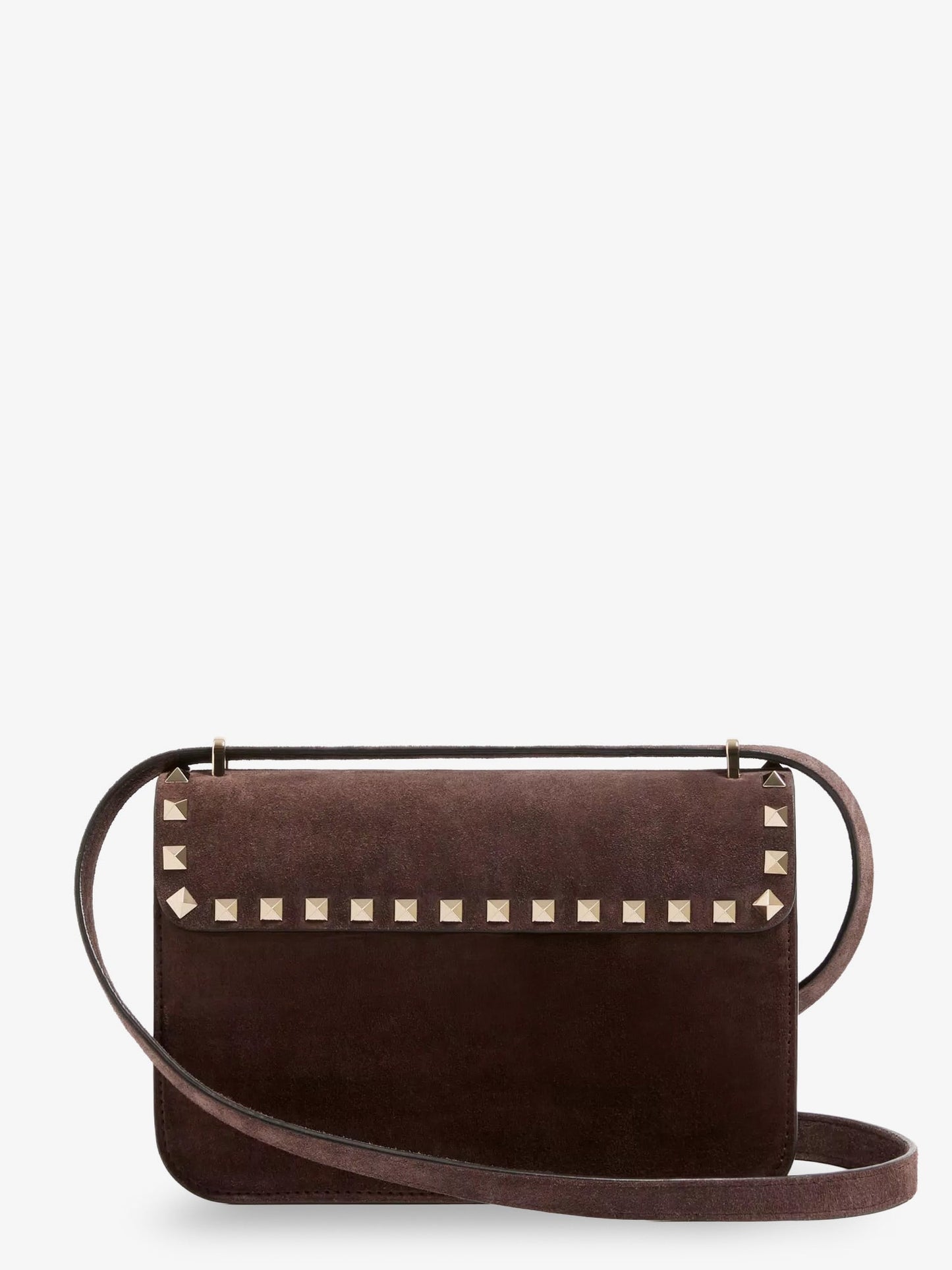 Valentino Garavani Women Rockstud Suede Crossbody Bag VALENTINO GARAVANI