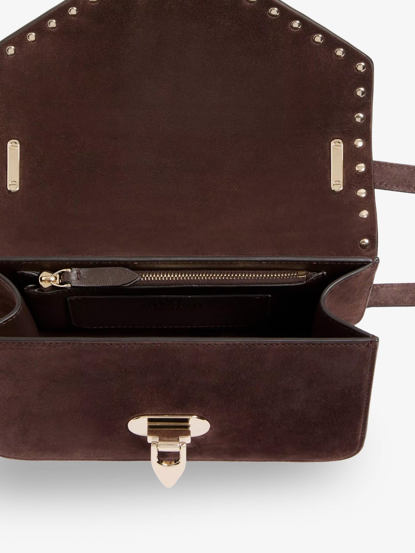 Valentino Garavani Women Rockstud Suede Crossbody Bag VALENTINO GARAVANI