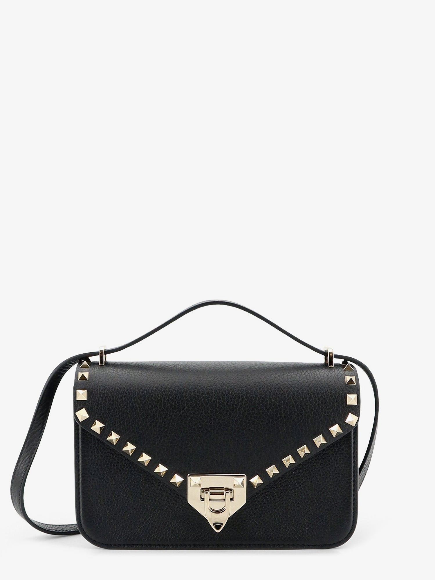 Valentino Garavani Women Rockstud Leather Crossbody Bag With Stud Detail VALENTINO GARAVANI
