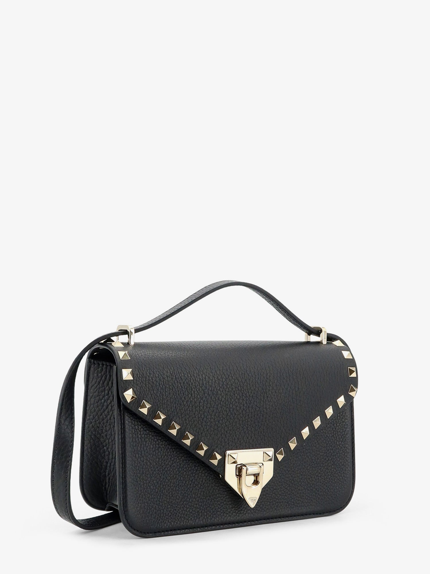 Valentino Garavani Women Rockstud Leather Crossbody Bag With Stud Detail VALENTINO GARAVANI
