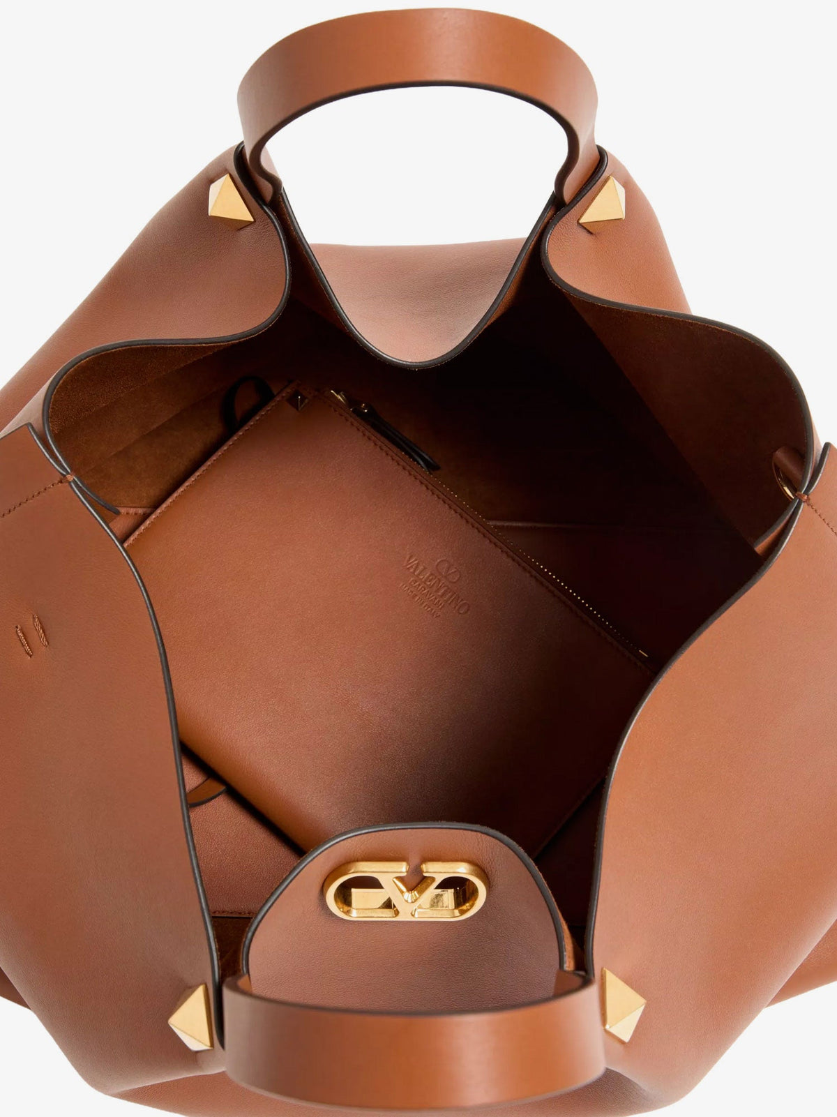 Valentino Garavani Women Vlogo Signature Leather Tote Bag VALENTINO GARAVANI