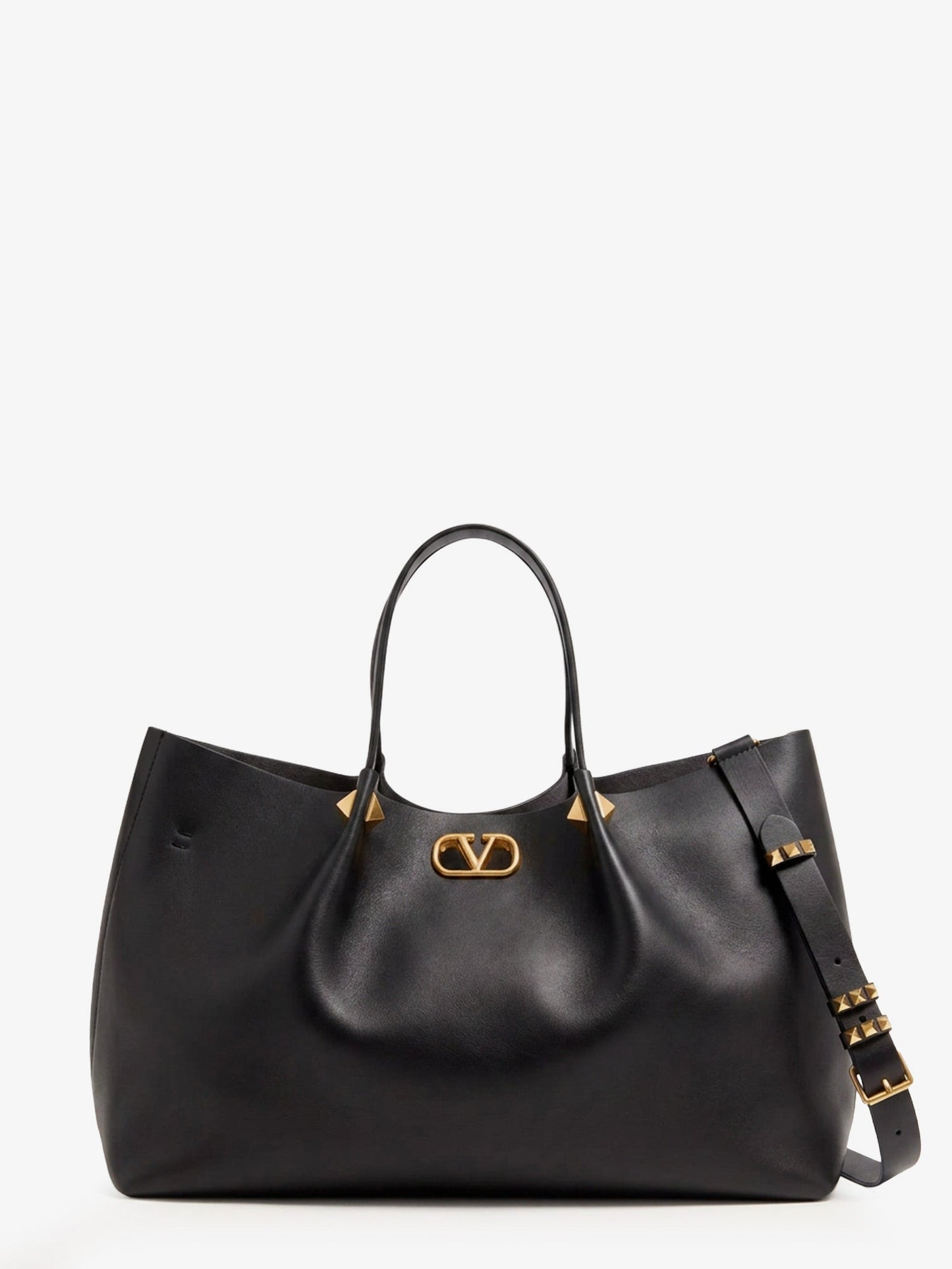 Valentino Garavani Women Large Vlogo Signature Leather Tote Bag VALENTINO GARAVANI