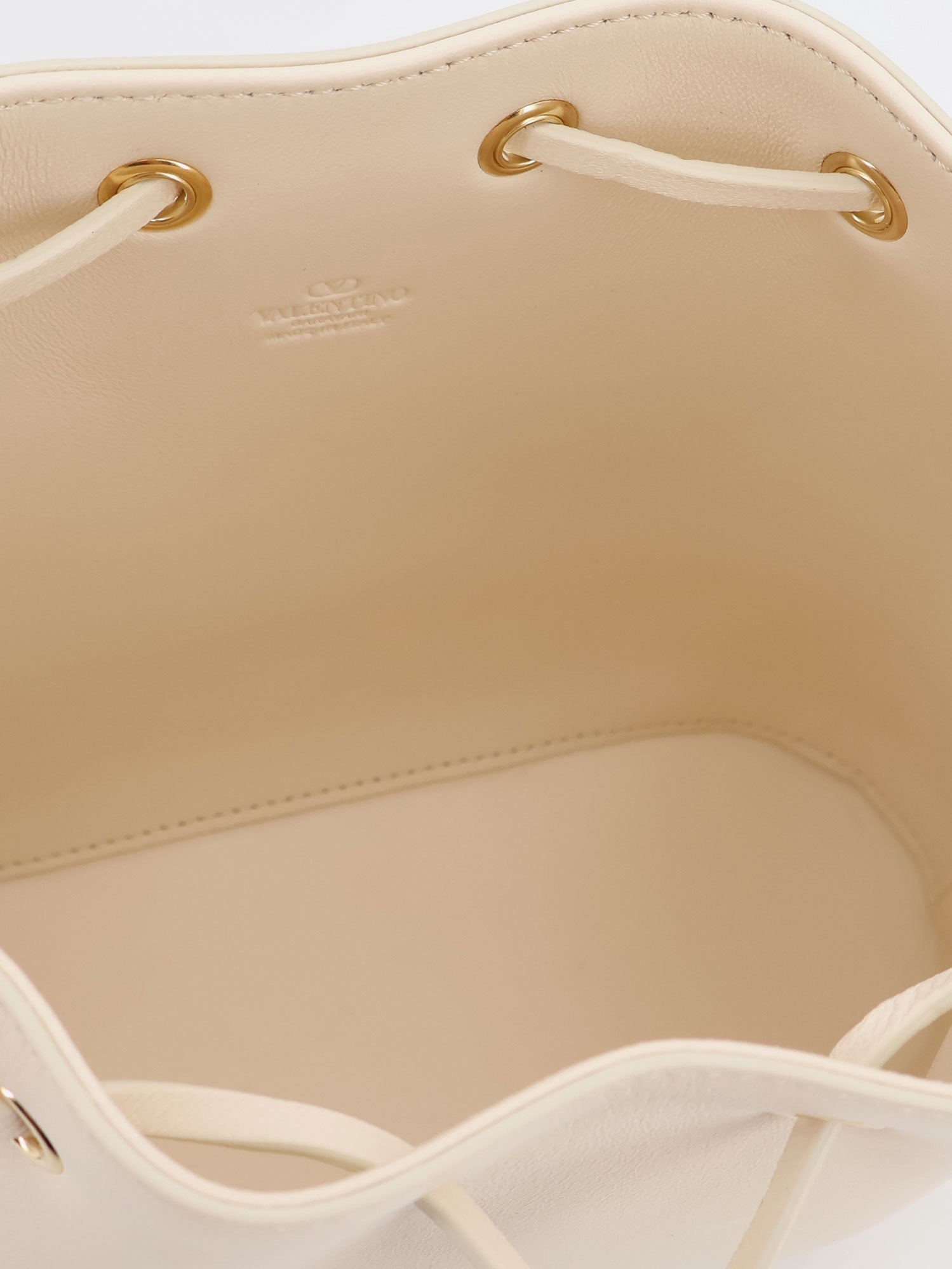 Valentino Garavani Women Vlogo Signature Leather Bucket Bag VALENTINO GARAVANI