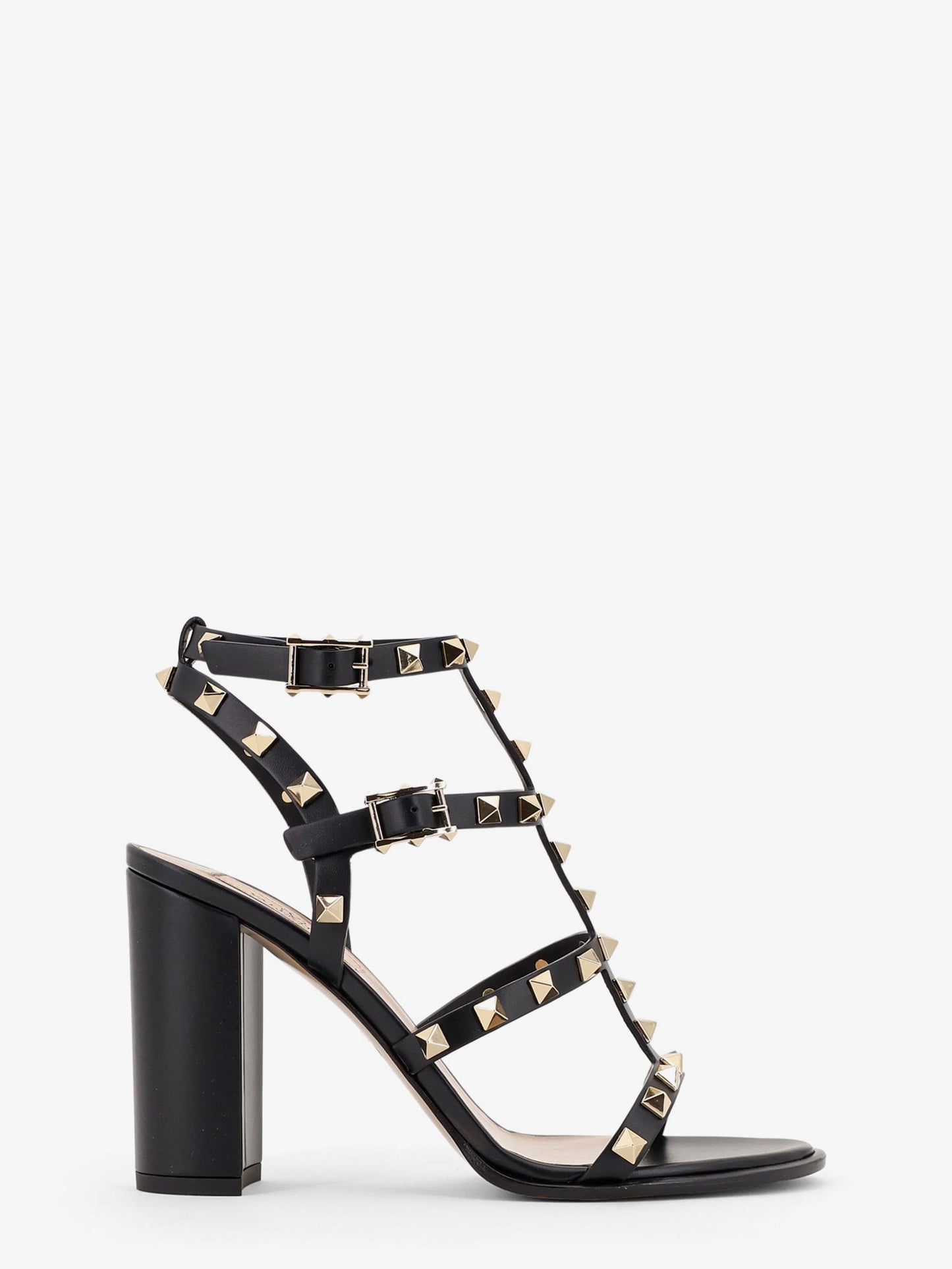 Valentino Garavani Women Rockstud Leather Sandals With Iconic All-Over Studs VALENTINO GARAVANI