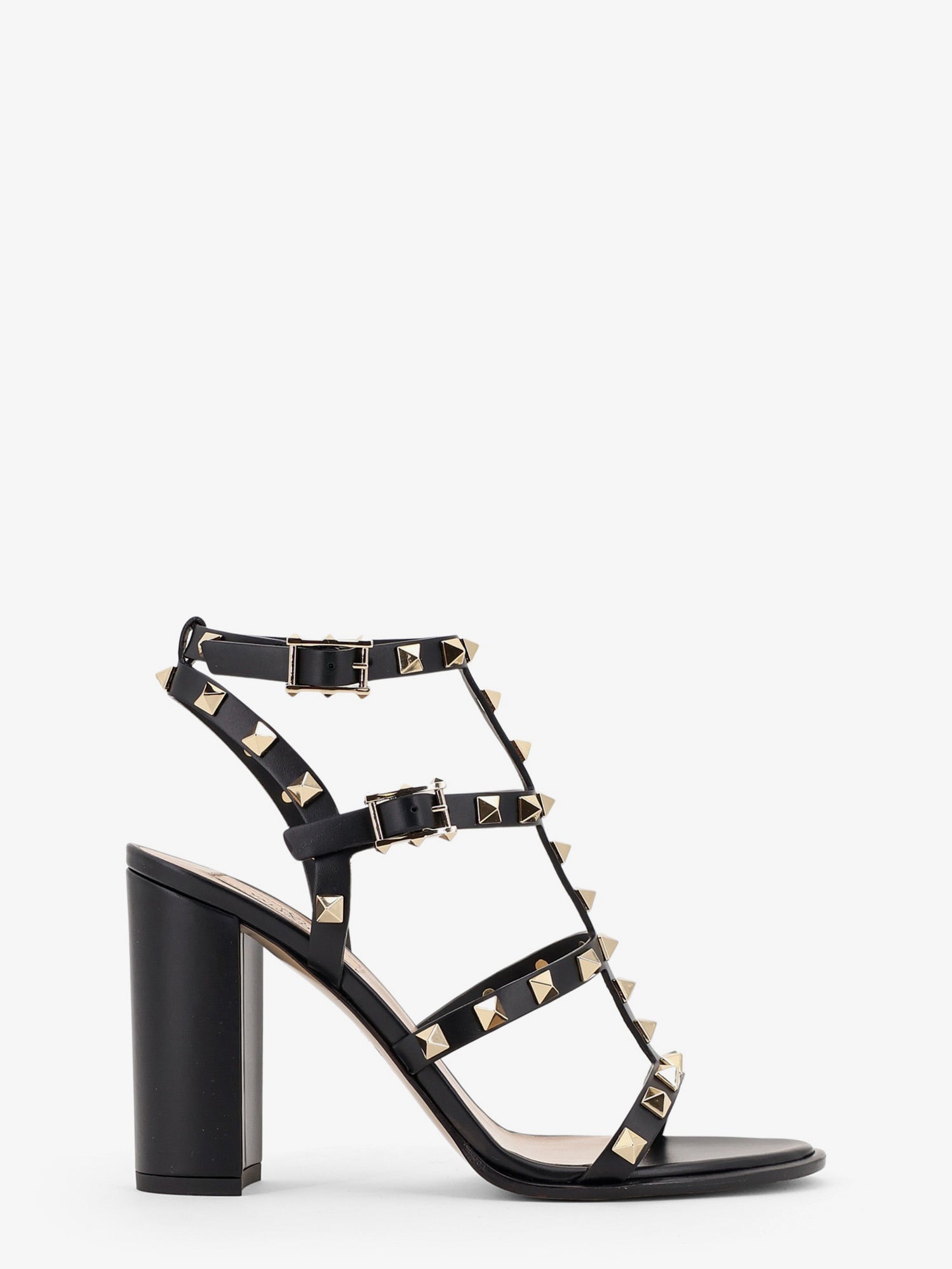 Valentino Garavani Women Rockstud Leather Sandals With Iconic All-Over Studs VALENTINO GARAVANI