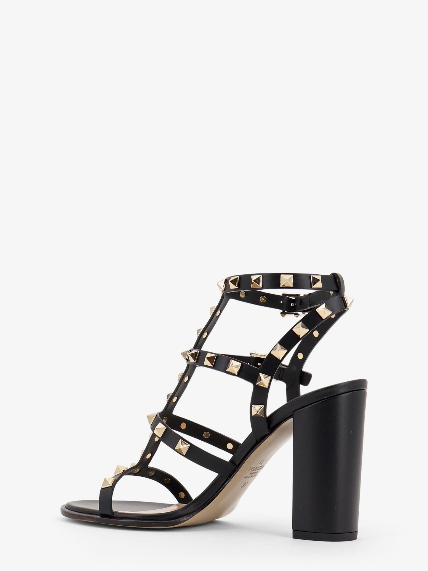 Valentino Garavani Women Rockstud Leather Sandals With Iconic All-Over Studs VALENTINO GARAVANI