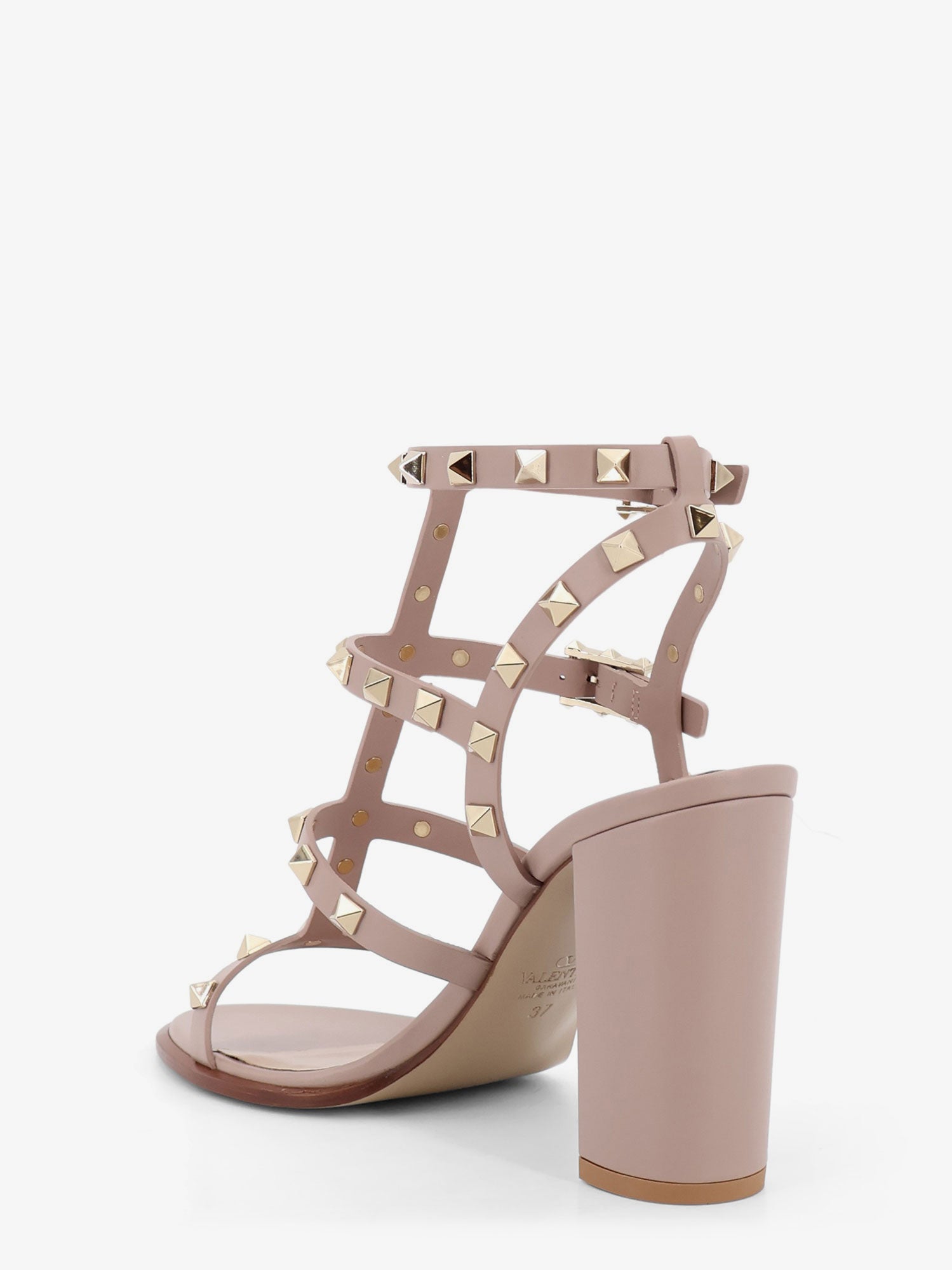 Valentino Garavani Women Rockstud Leather Sandals With Iconic All-Over Studs VALENTINO GARAVANI