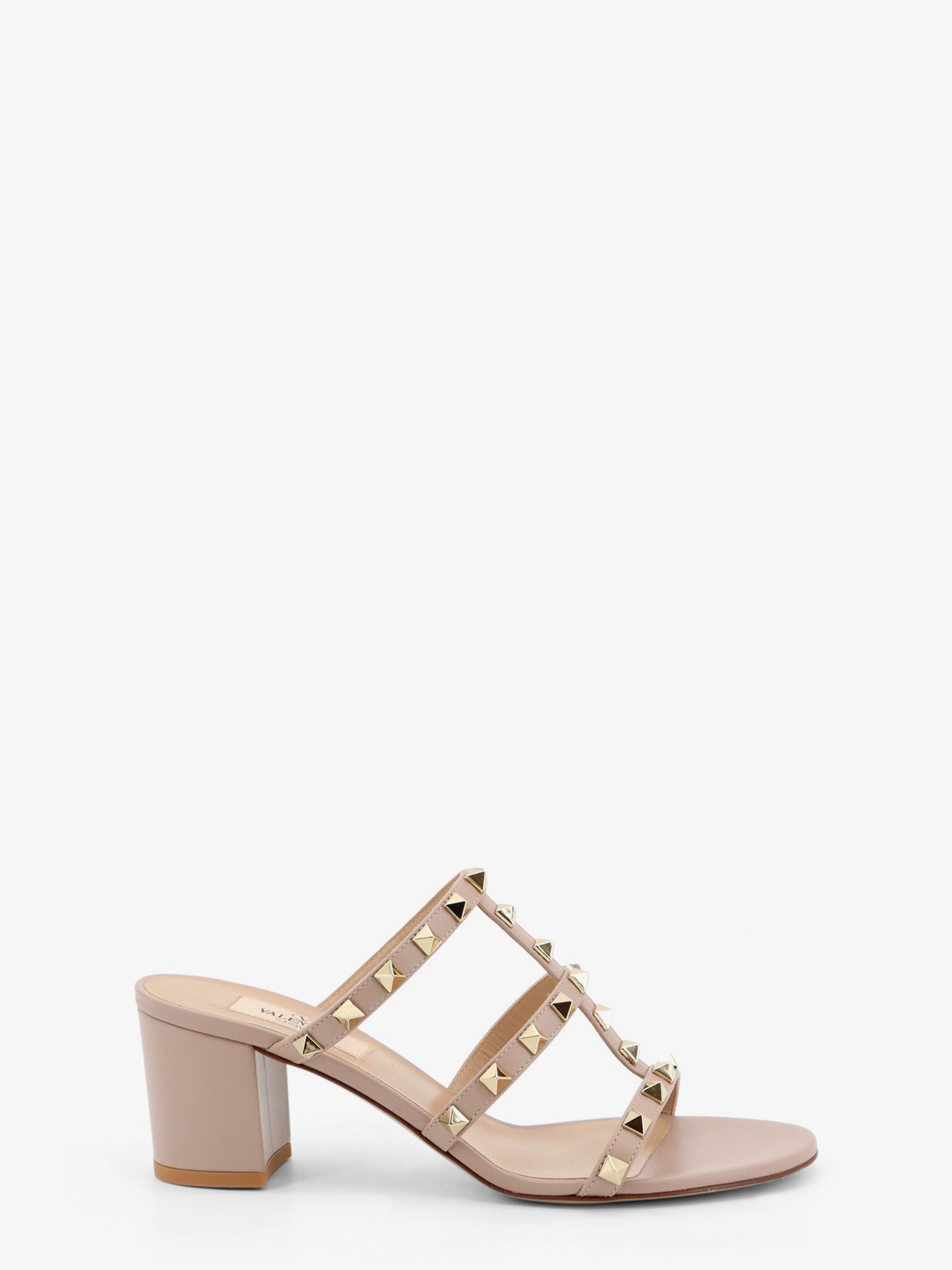 Valentino Garavani Women Rockstud Leather Sandals With Iconic All-Over Studs VALENTINO GARAVANI
