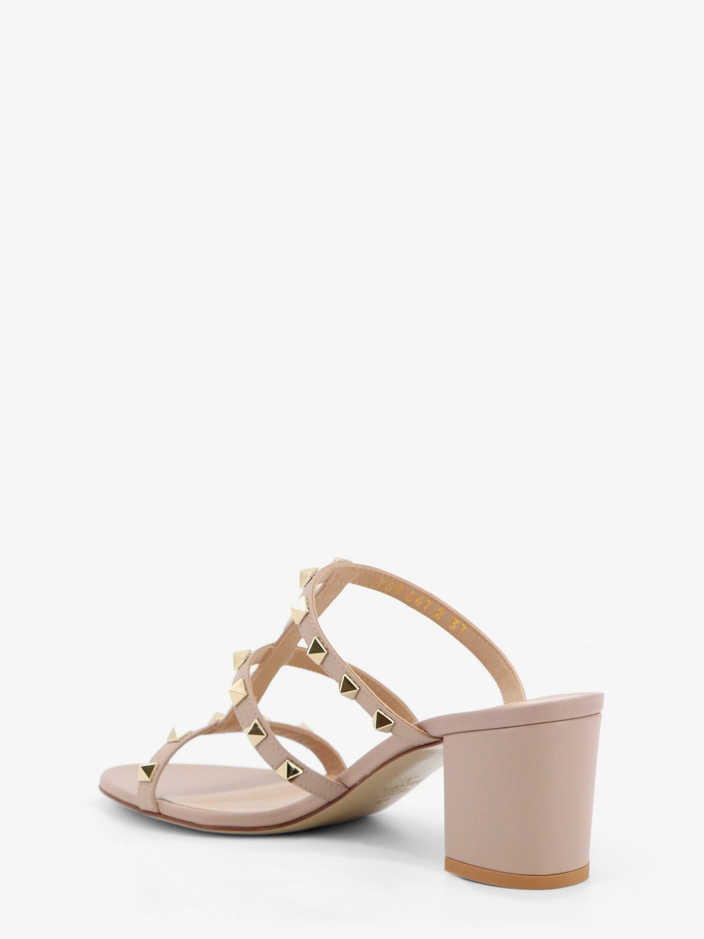 Valentino Garavani Women Rockstud Leather Sandals With Iconic All-Over Studs VALENTINO GARAVANI