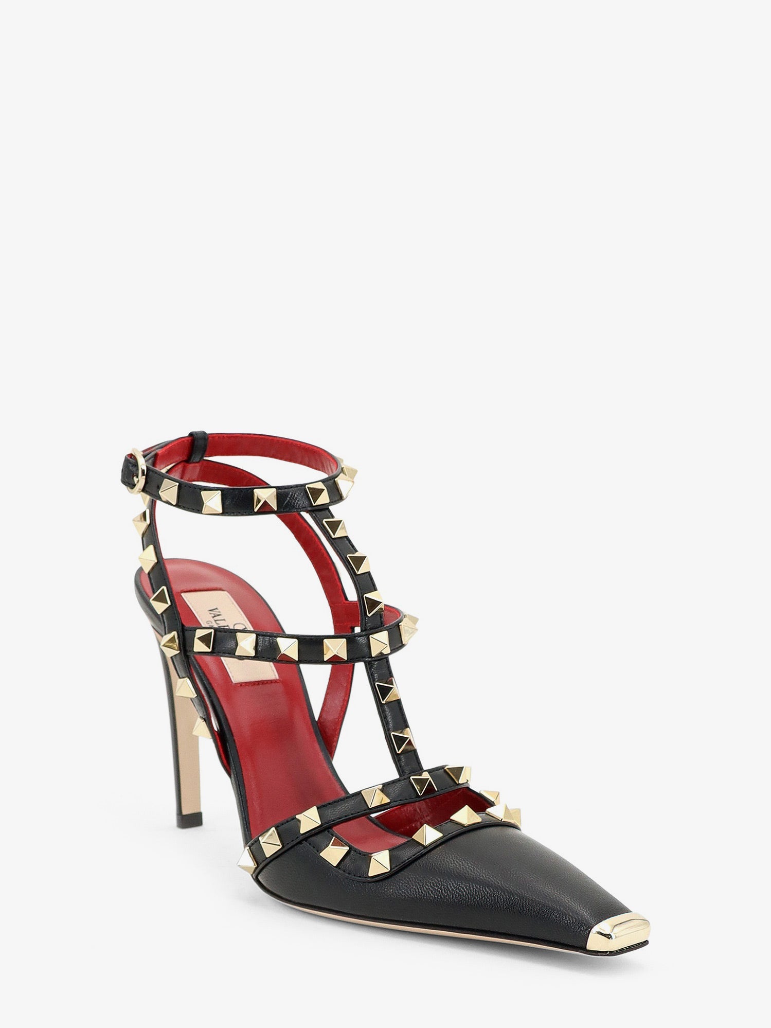 Valentino Garavani Women Rockstud Leather Pumps With Iconic Studs VALENTINO GARAVANI