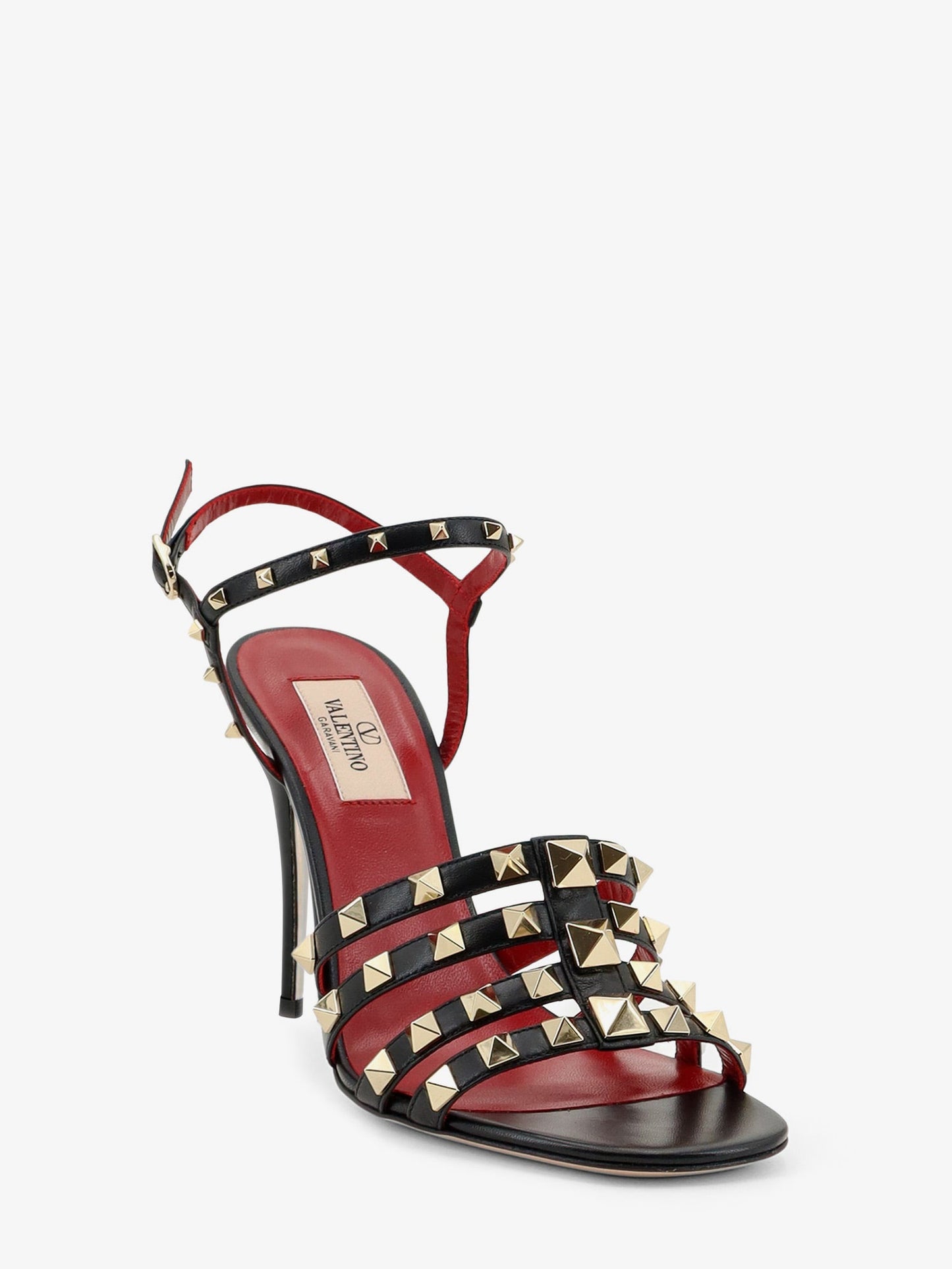Valentino Garavani Women Rockstud Leather Sandals With Iconic All-Over Studs VALENTINO GARAVANI