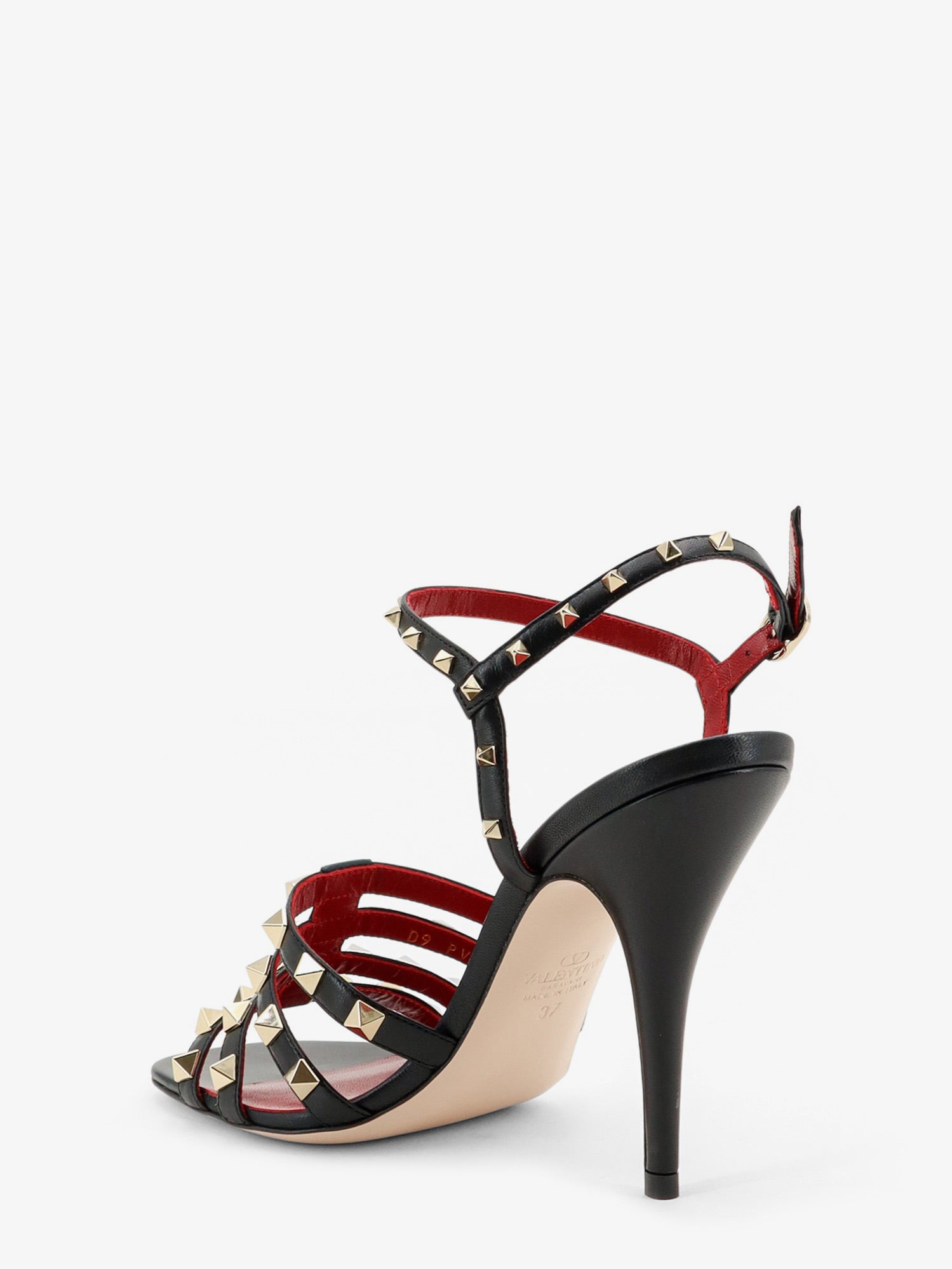 Valentino Garavani Women Rockstud Leather Sandals With Iconic All-Over Studs VALENTINO GARAVANI