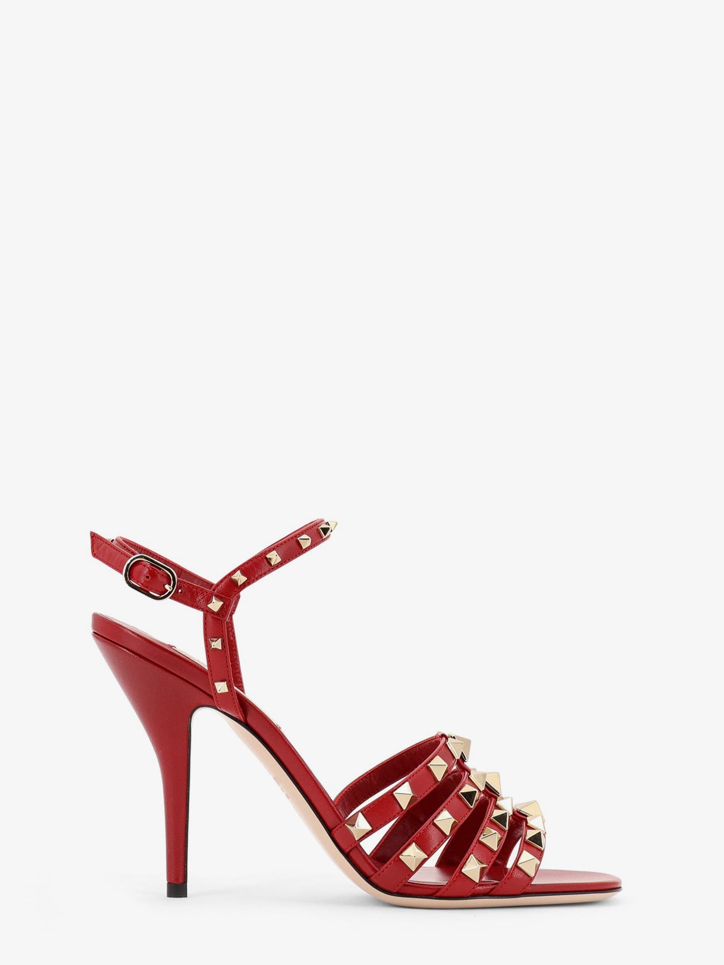 Valentino Garavani Women Rockstud Leather Sandals With Iconic All-Over Studs VALENTINO GARAVANI