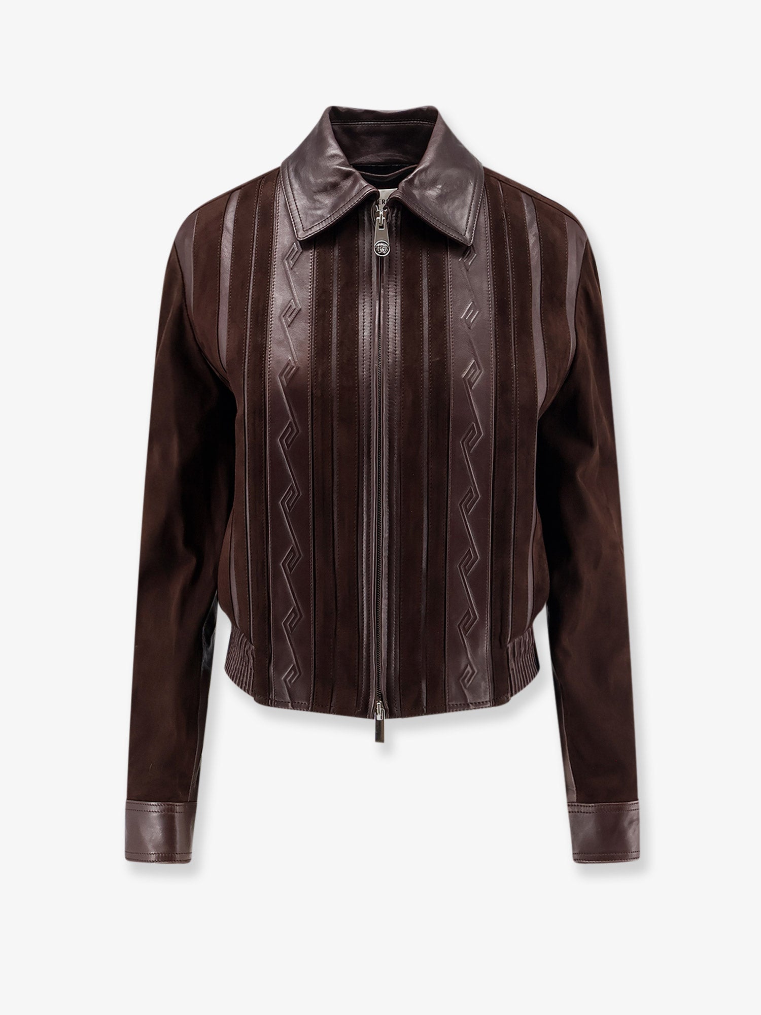 Versace Women Leather And Suede Jacket VERSACE