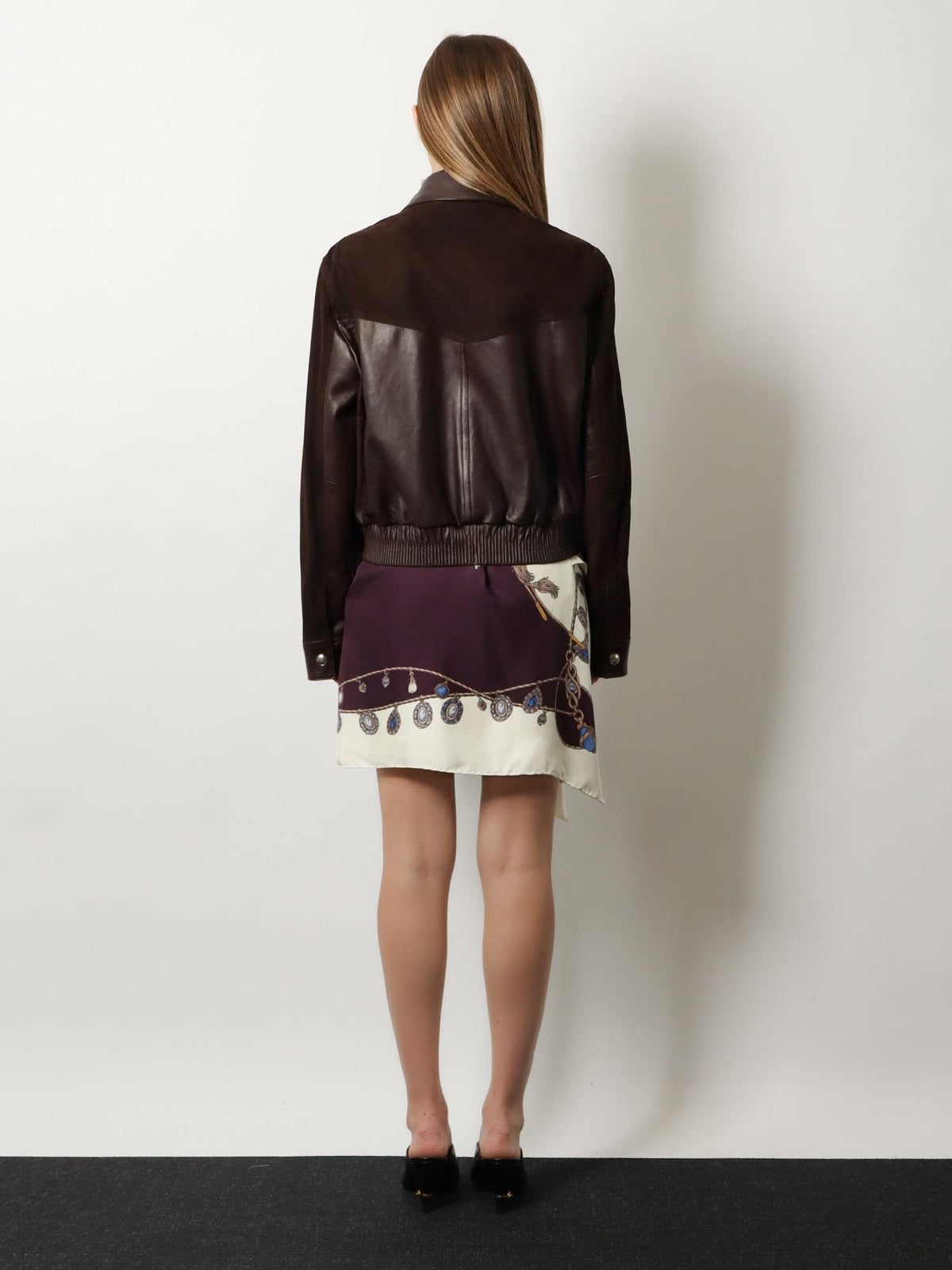 Versace Women Leather And Suede Jacket VERSACE